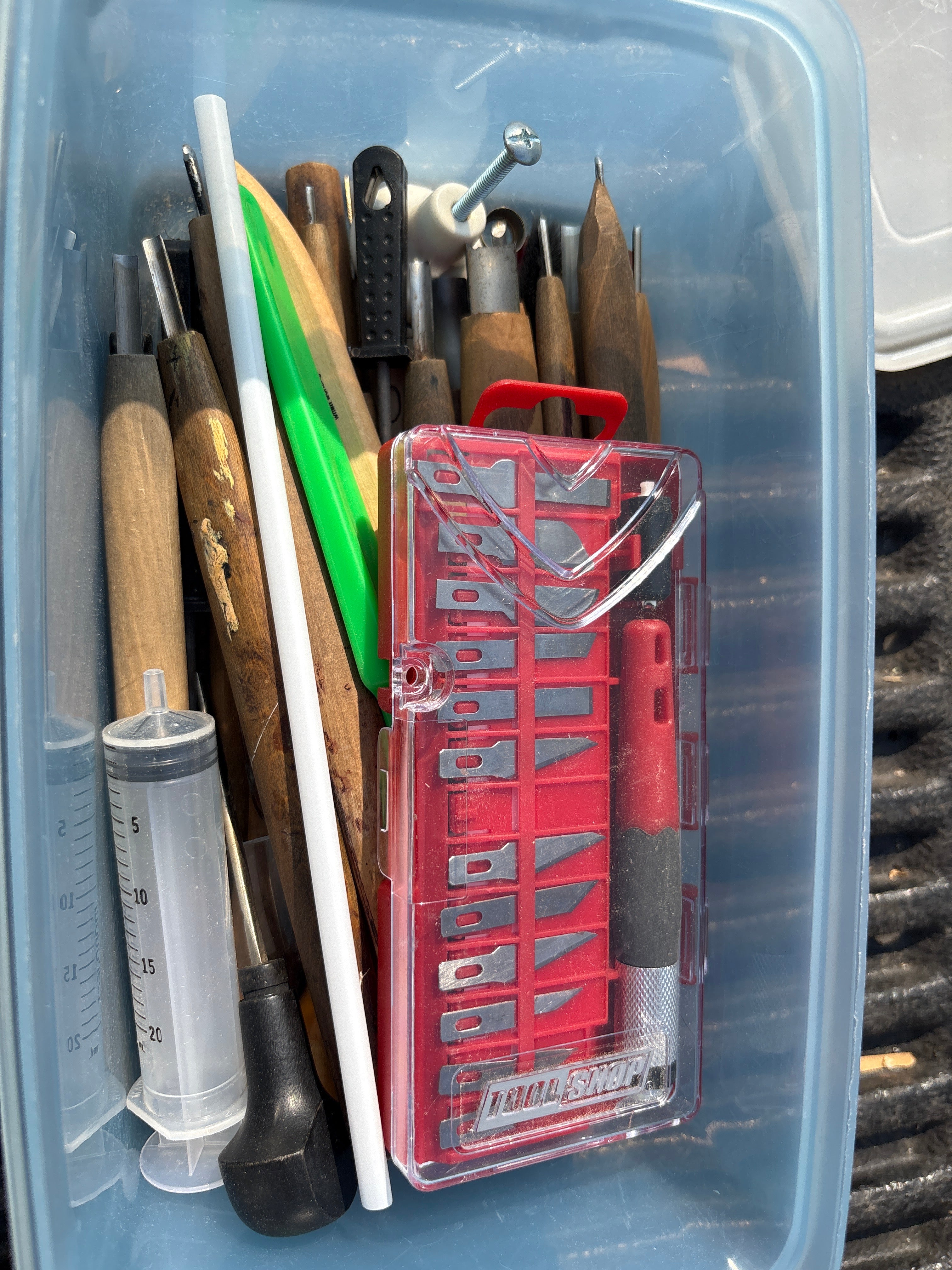 Painting/carving supplies