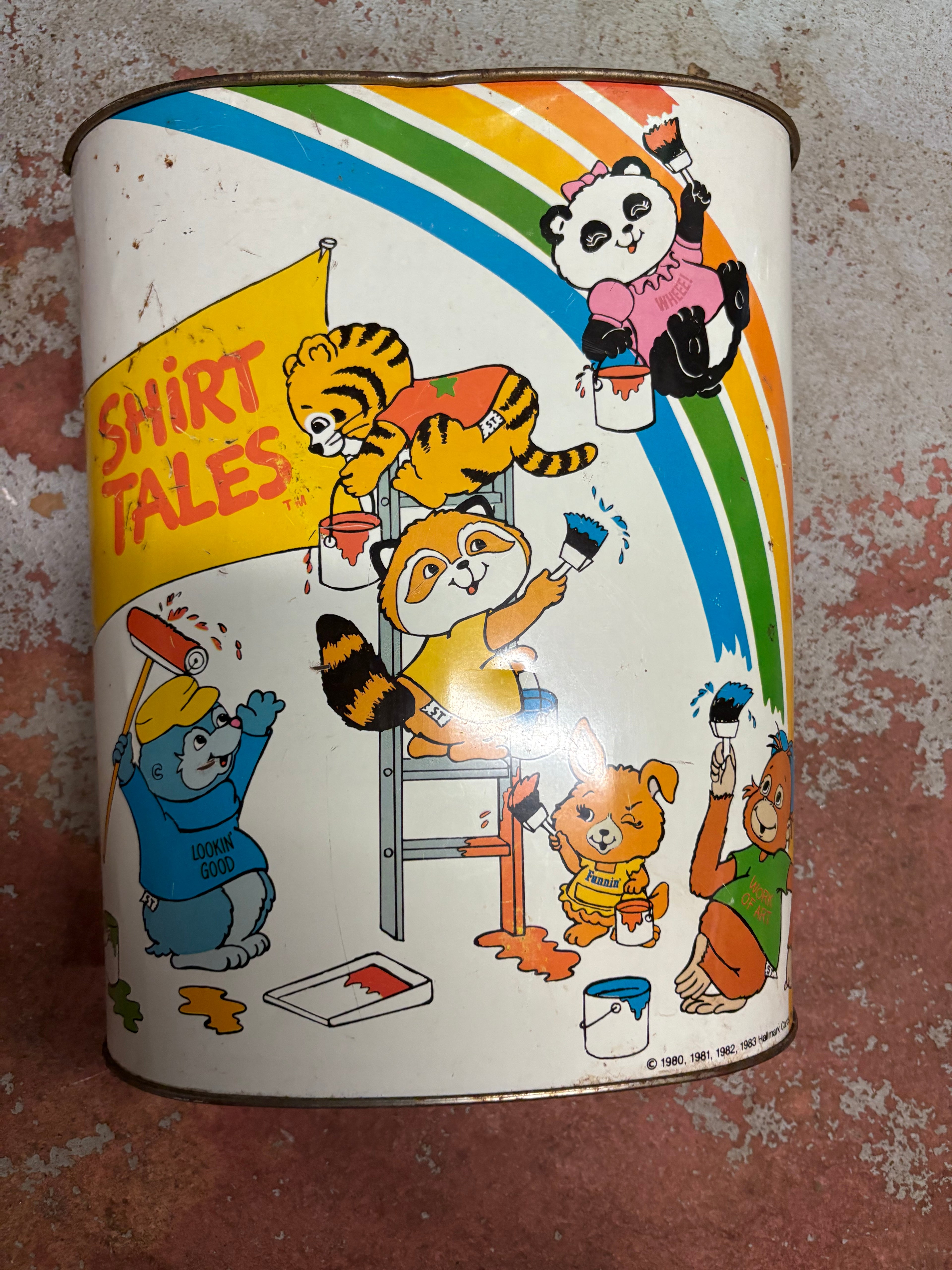 Shirt Tales Garbage can