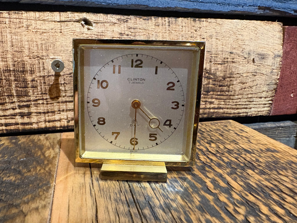 Clinton travel clock/alarm