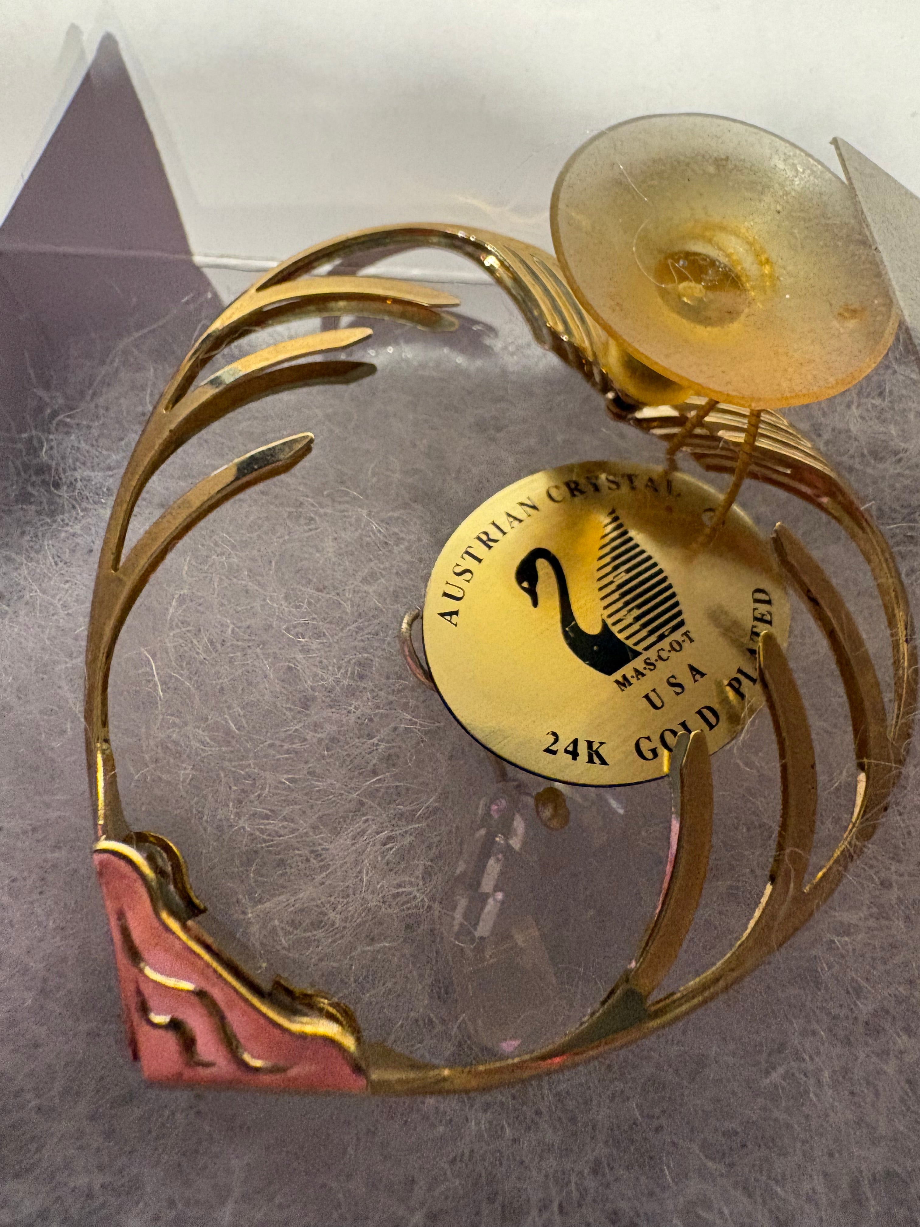 Australian Crystal, 24K Gold Plated