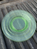 Uranium Glass Tea Plates
