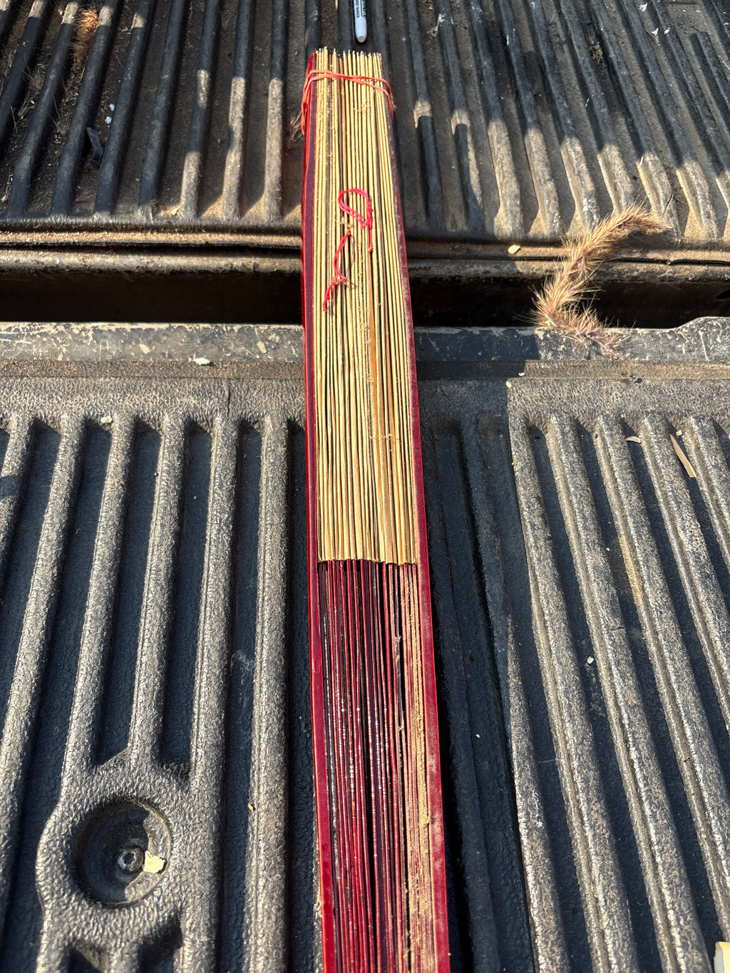 Large bamboo Peacock Fan