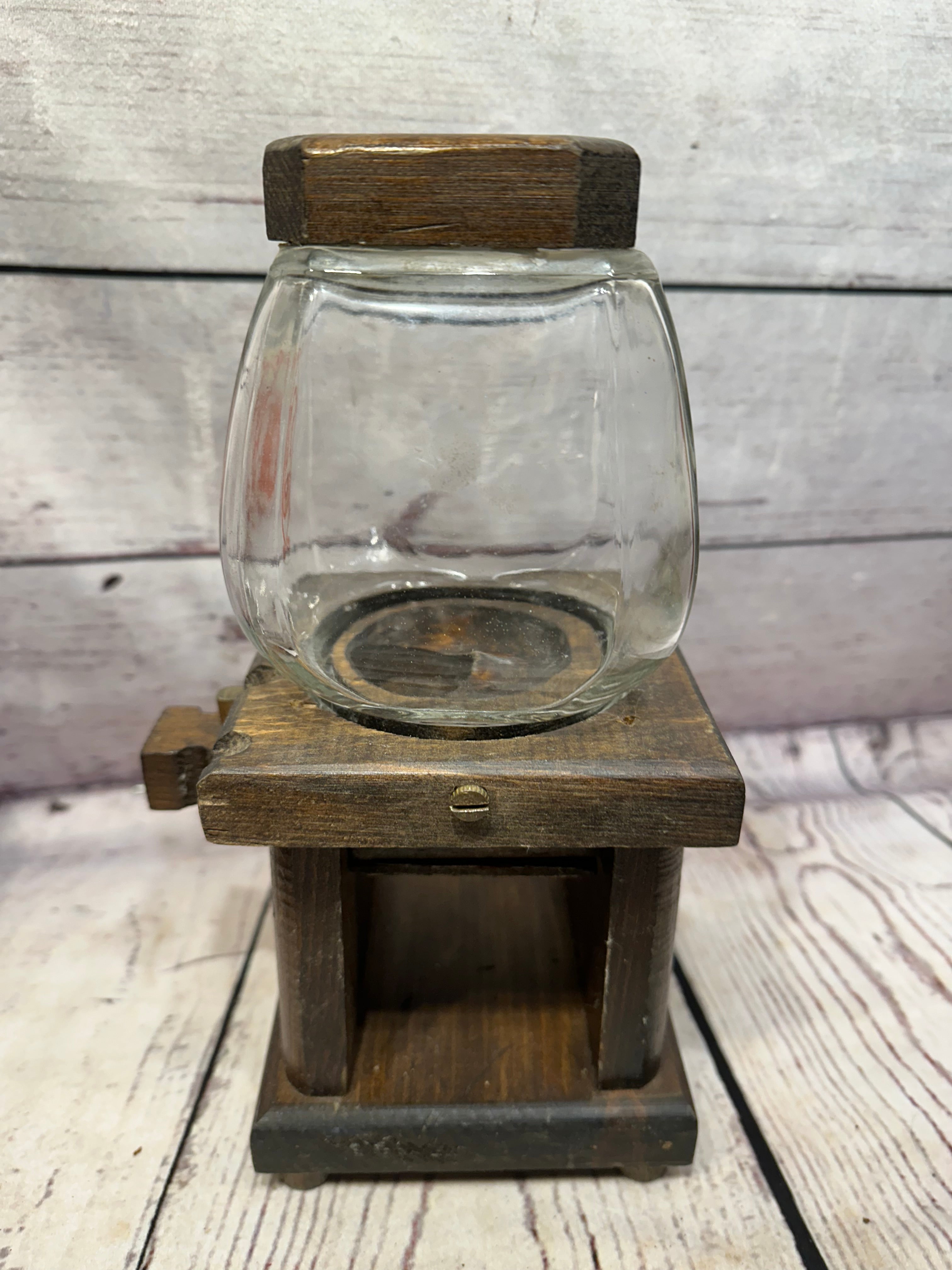 Wood Gumball Machine