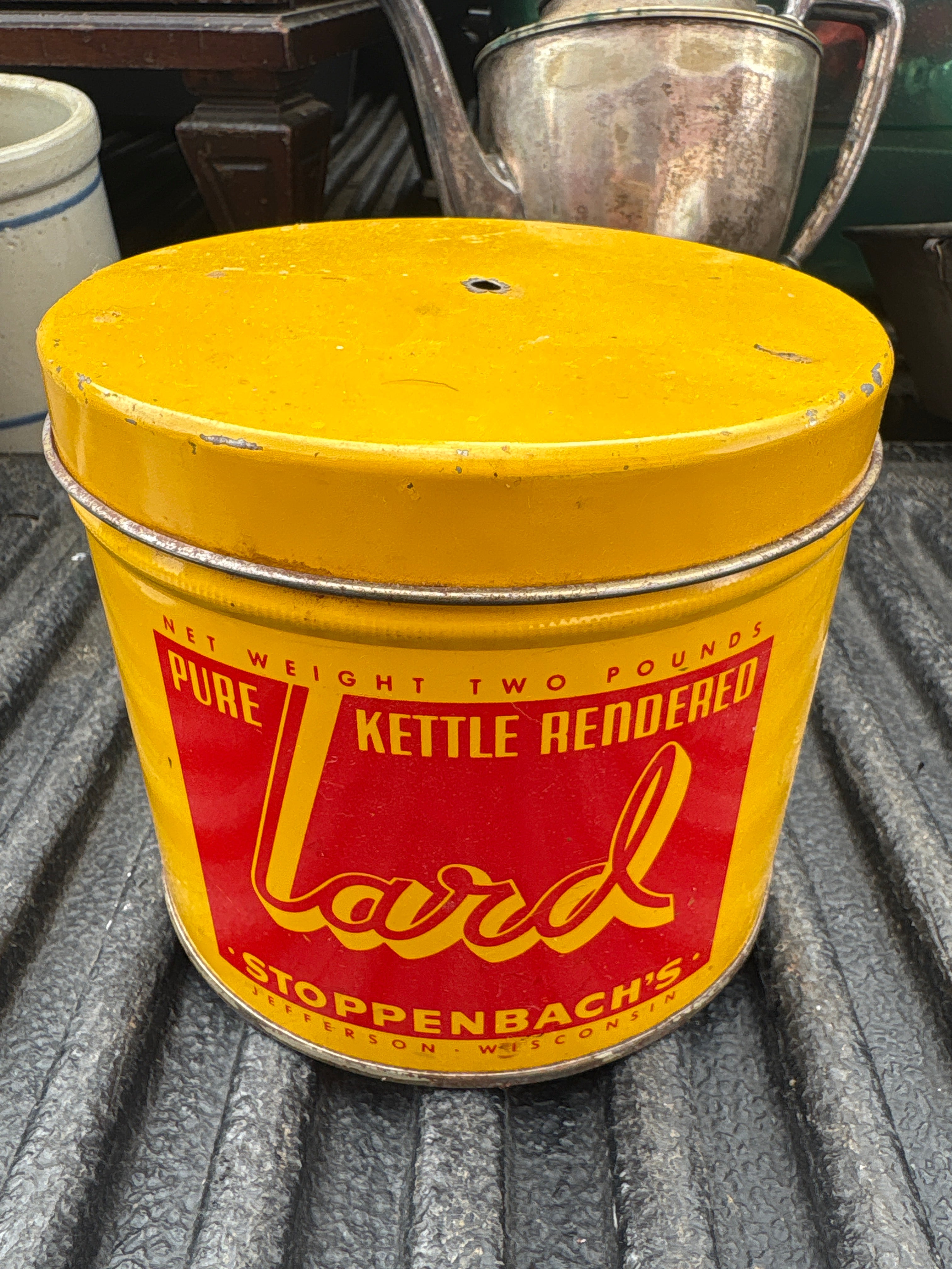 Pure Kettle Lard Tin