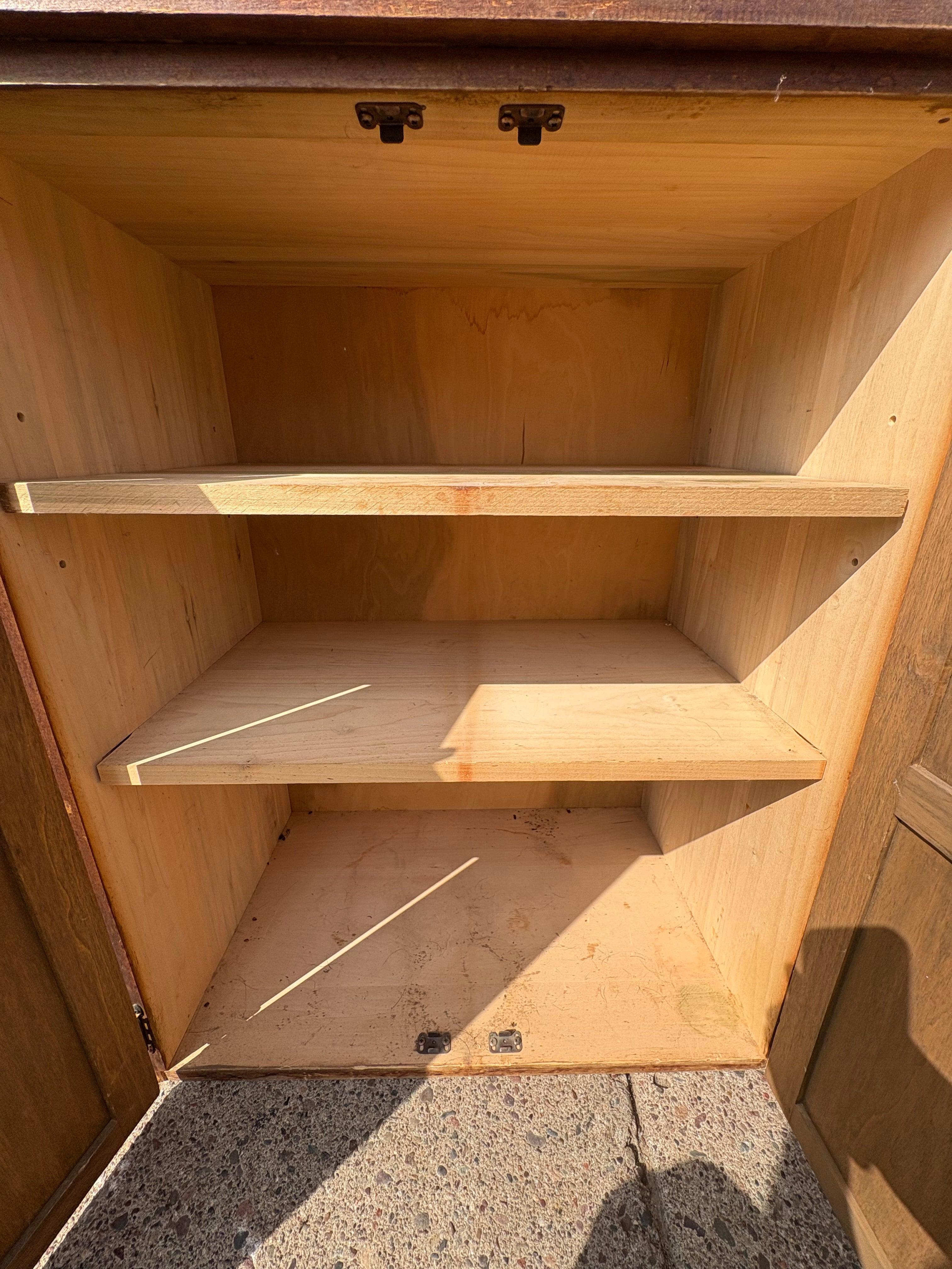 Hardwood cabinet