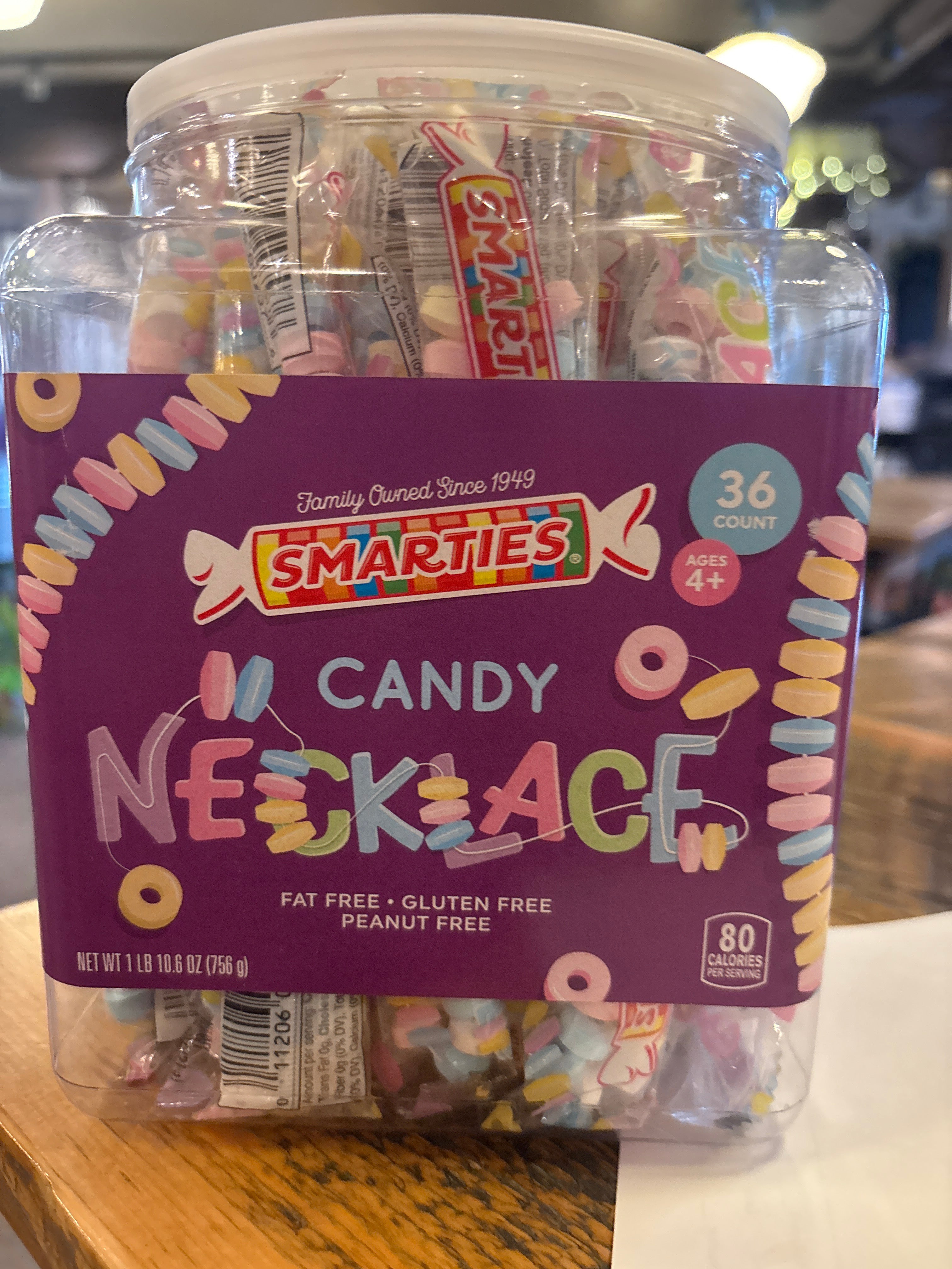 Smarties Candy Necklace
