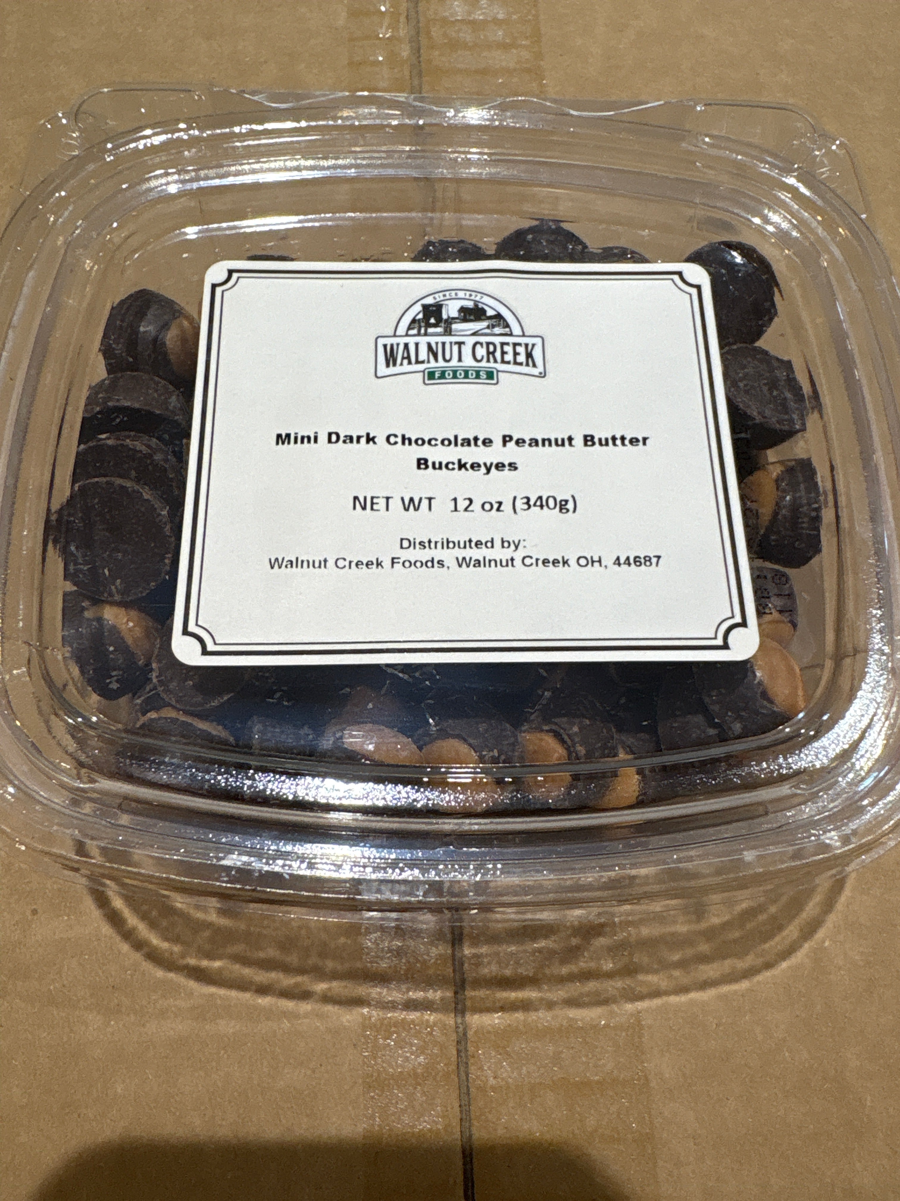 Mini Dark Chocolate Buckeyes
