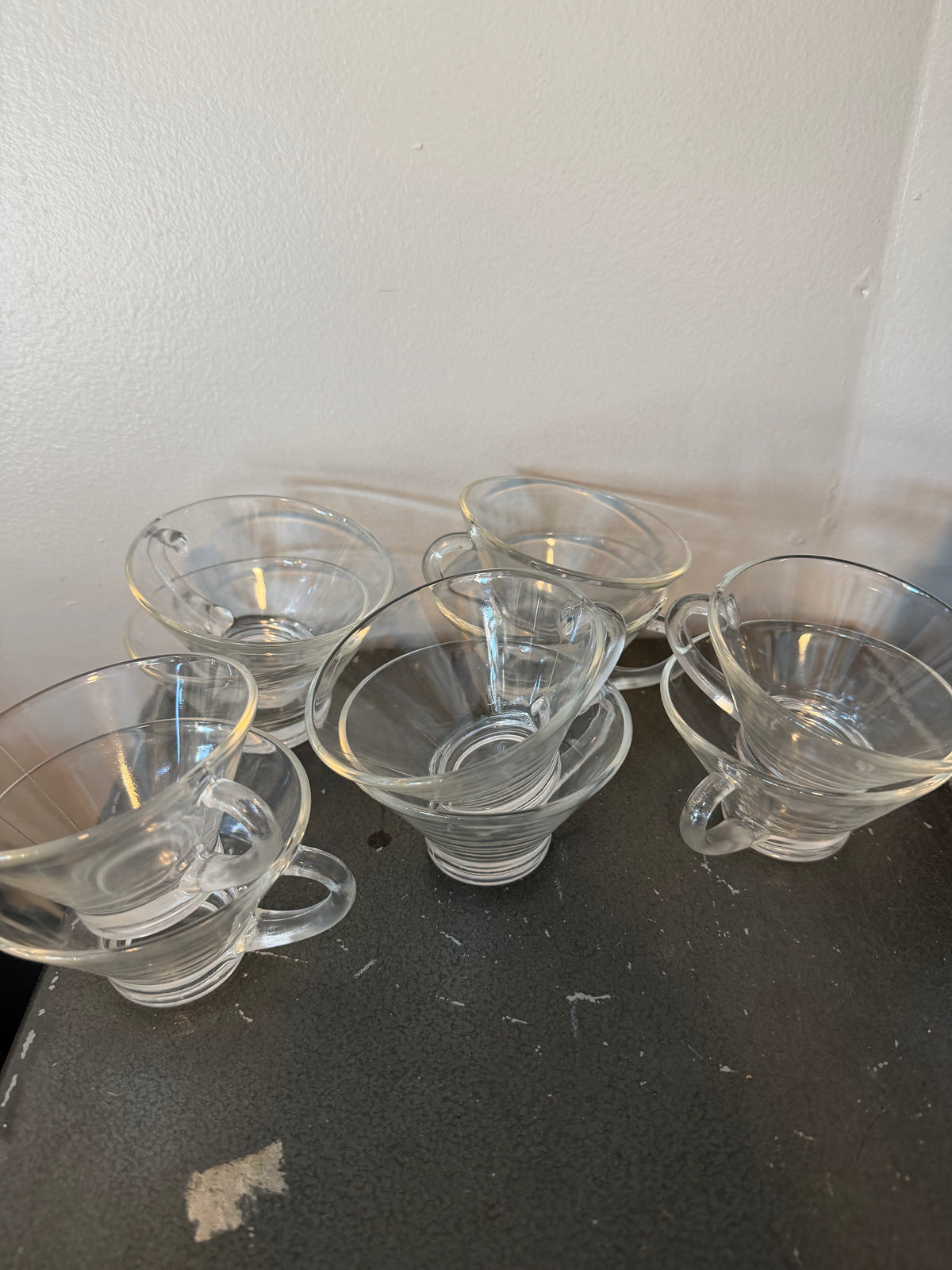 Rosenthal Studio Punch Glasses w/ Punhc Bowl