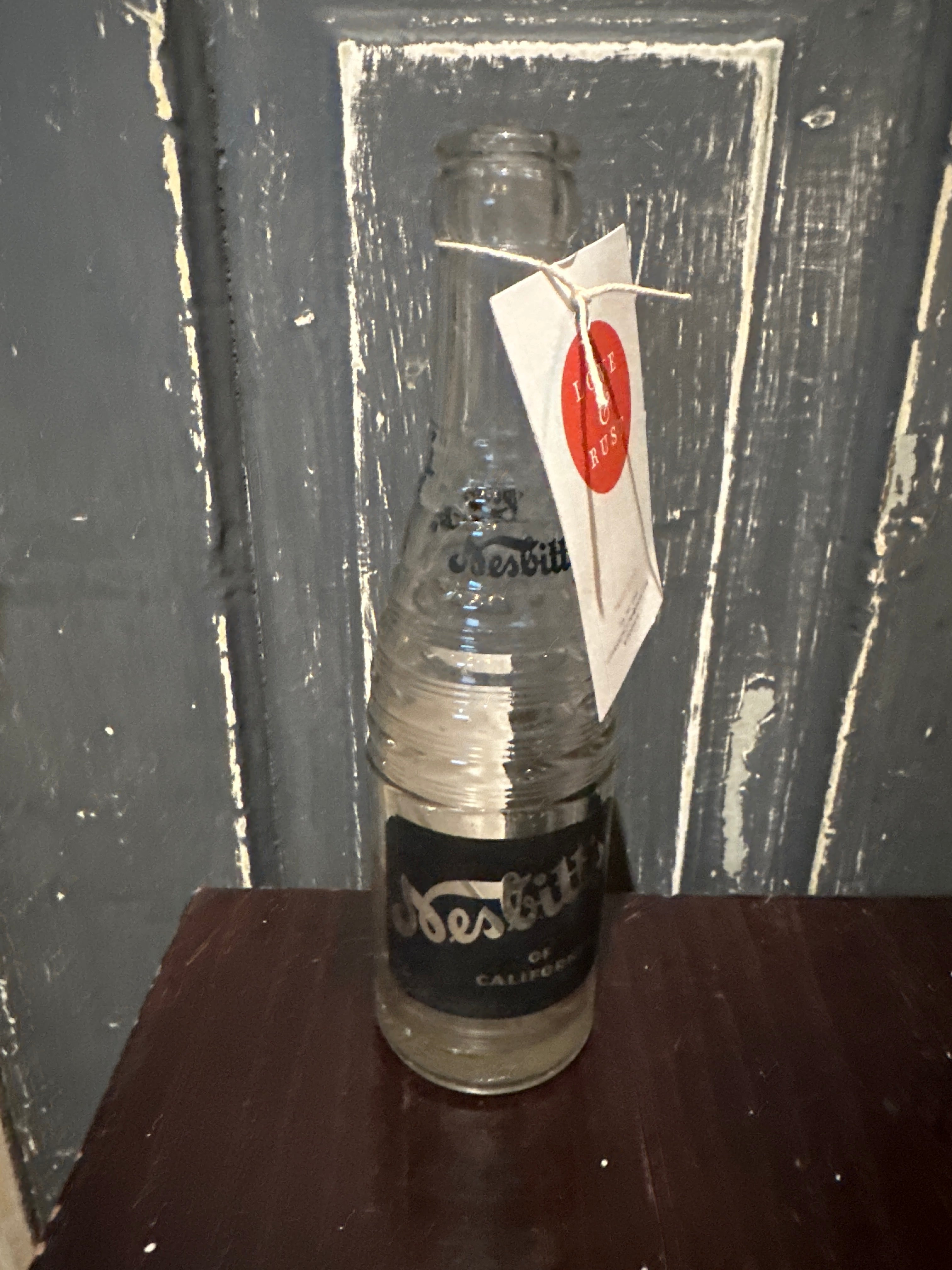 Nestbitts message bottle