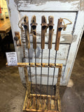 Custom fire pokers and bottle opener!