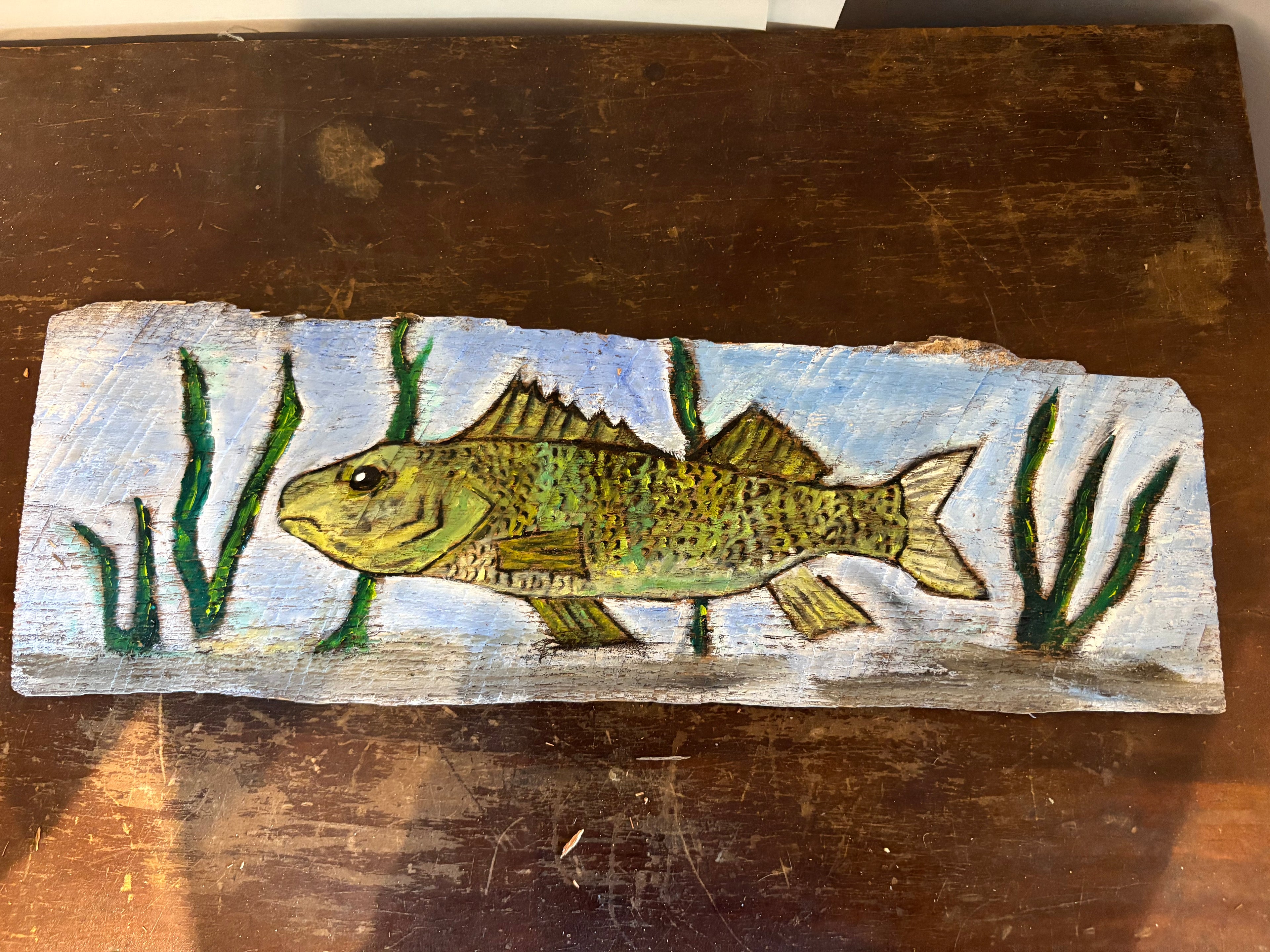 Hand painted Wood