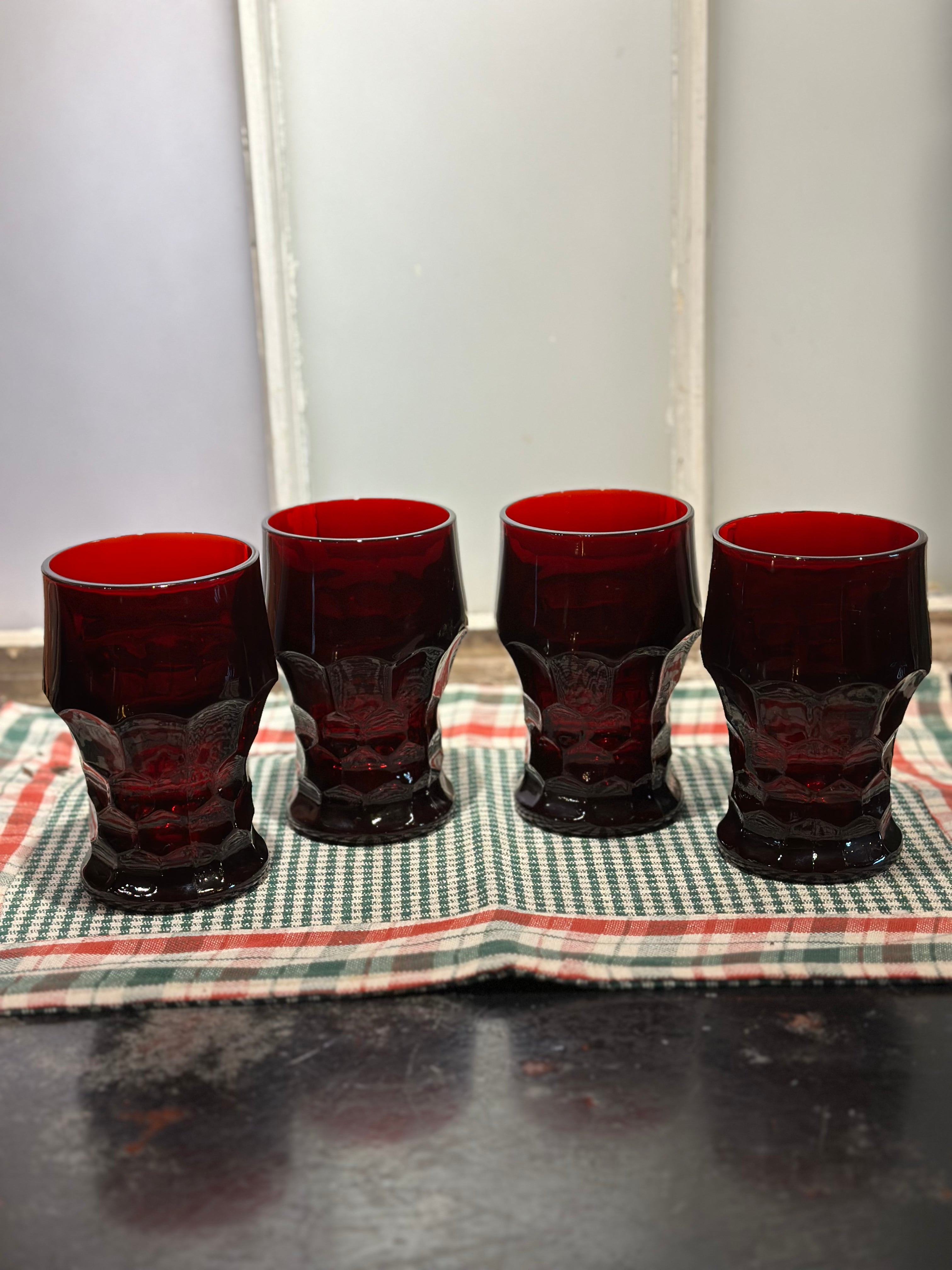 Avon Ruby Red glasses