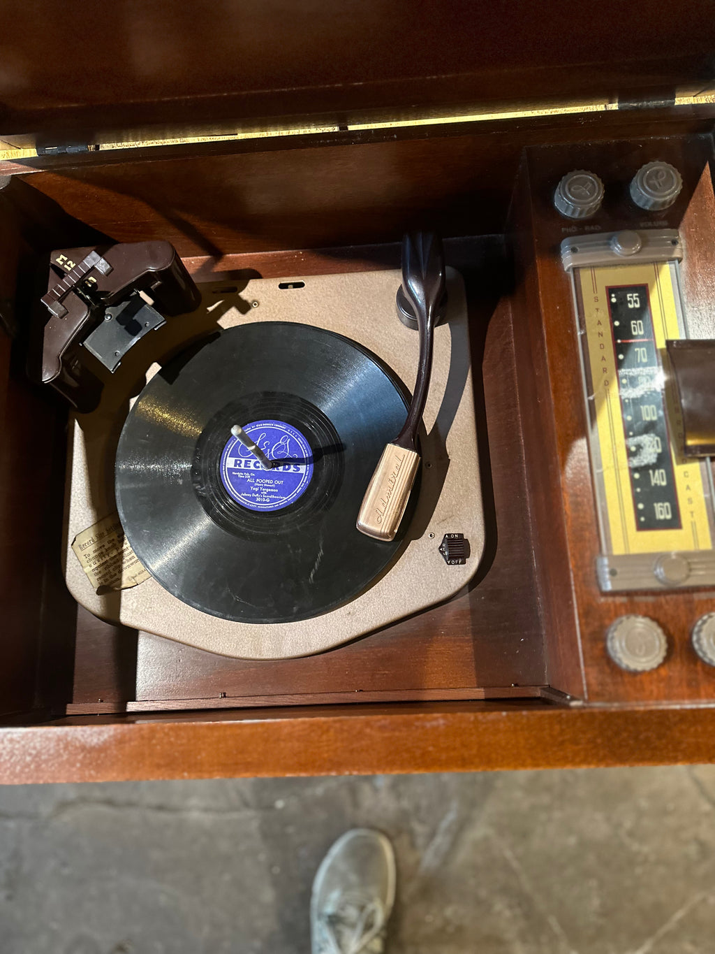 Vintage Admiral upright stereo