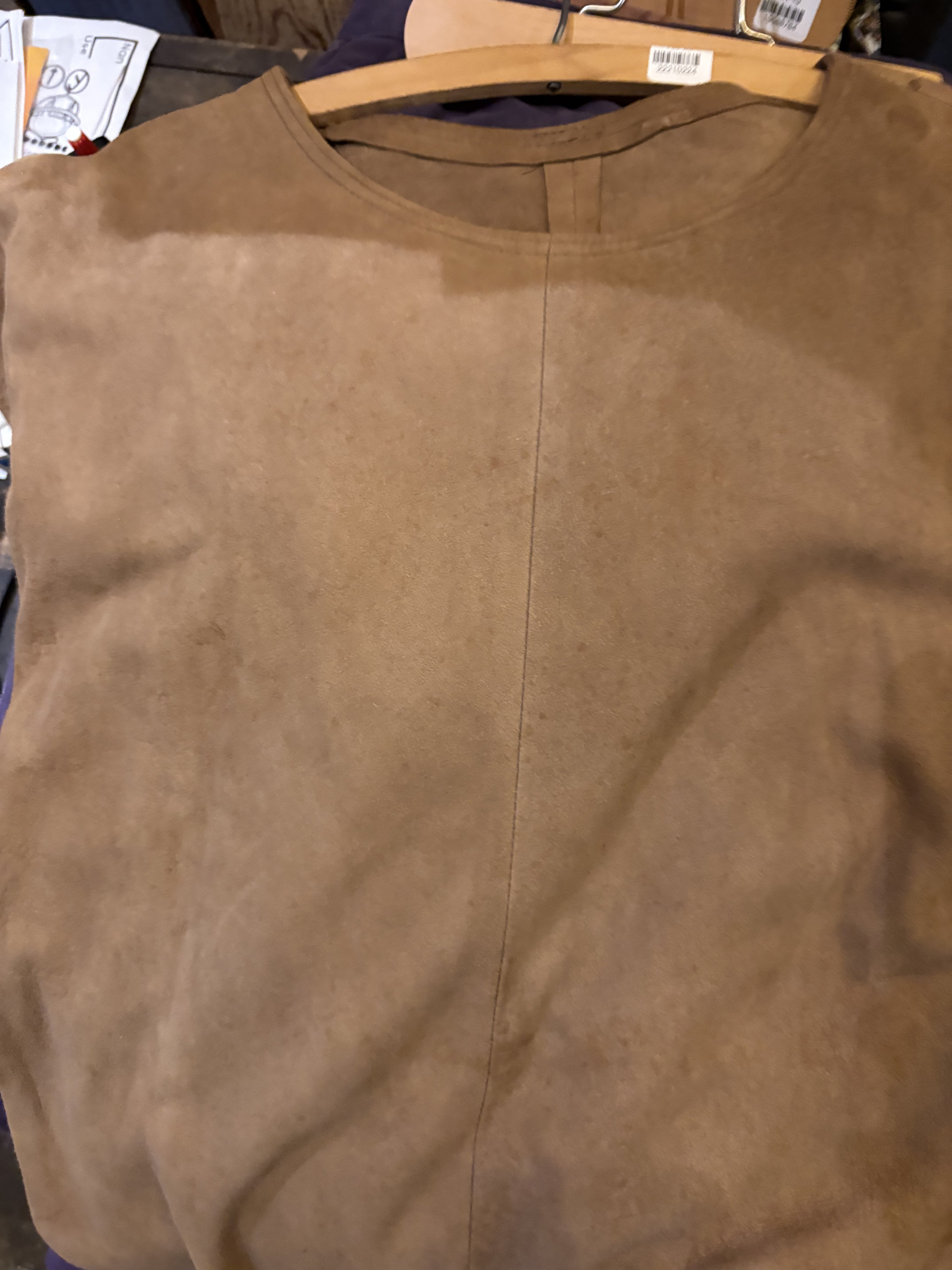 70's Womens leather top