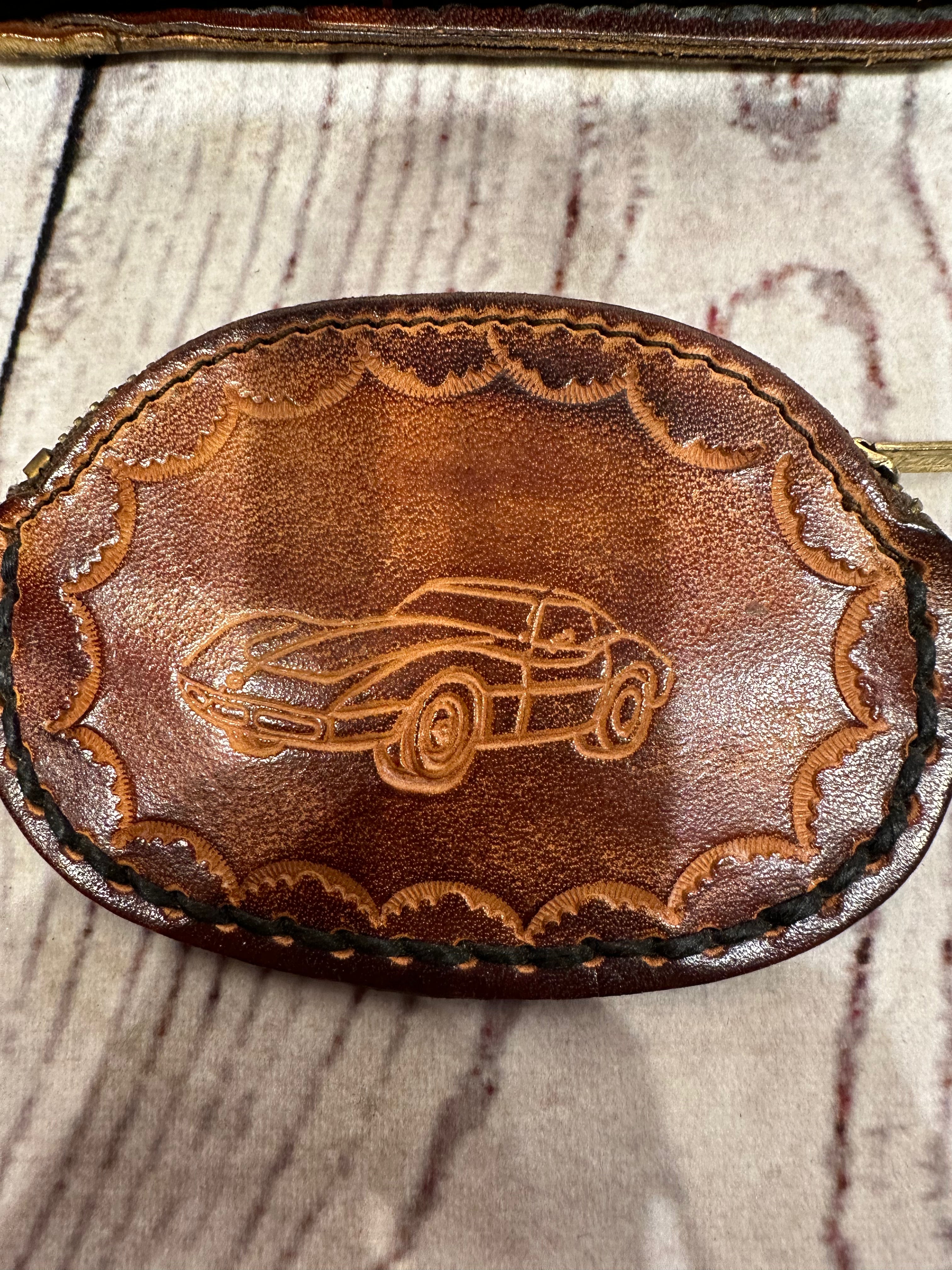 Leather Wallet and Change purse SET