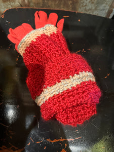 HandKnitted Winter Head band & gloves