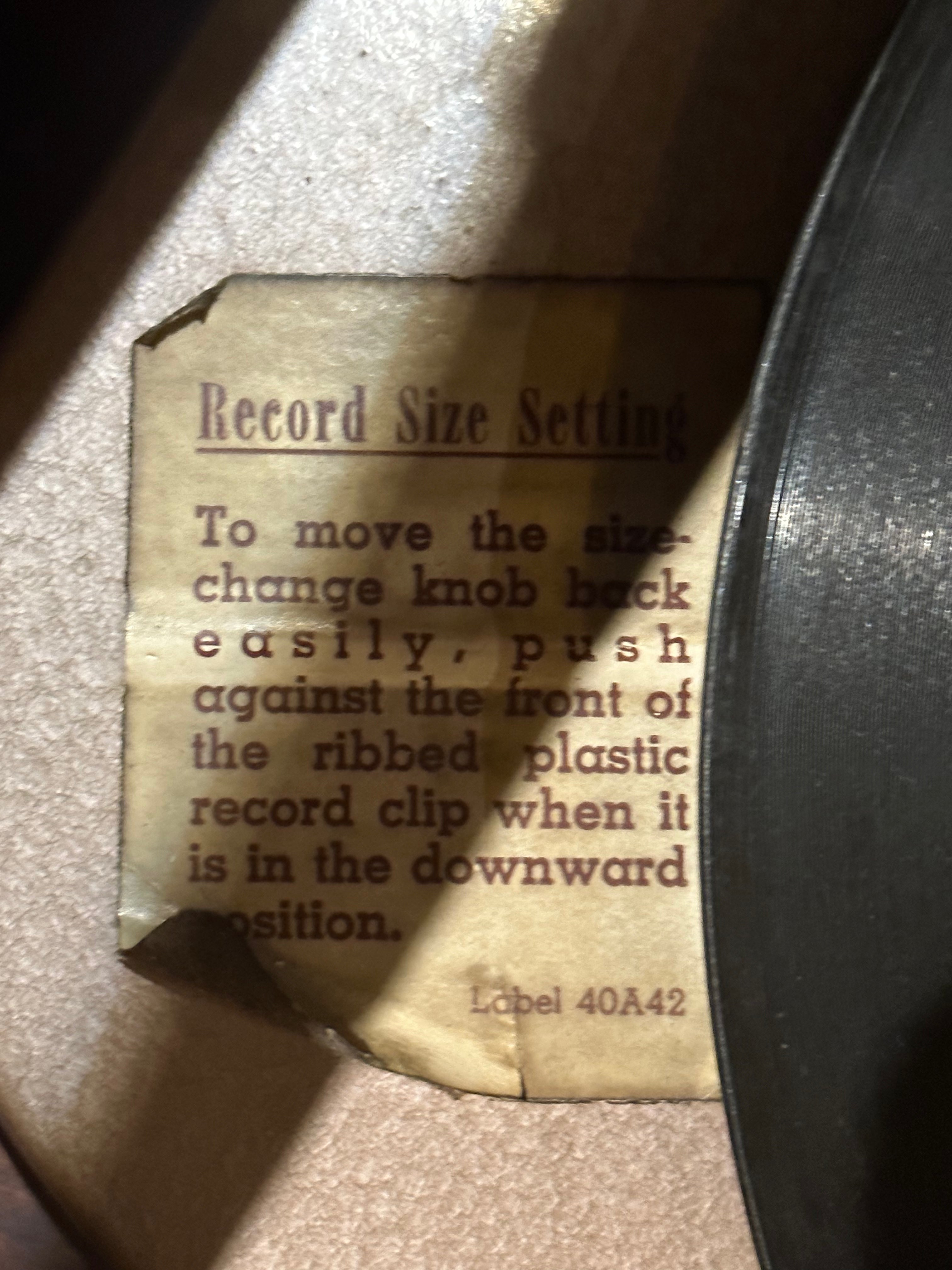 Vintage Admiral upright stereo