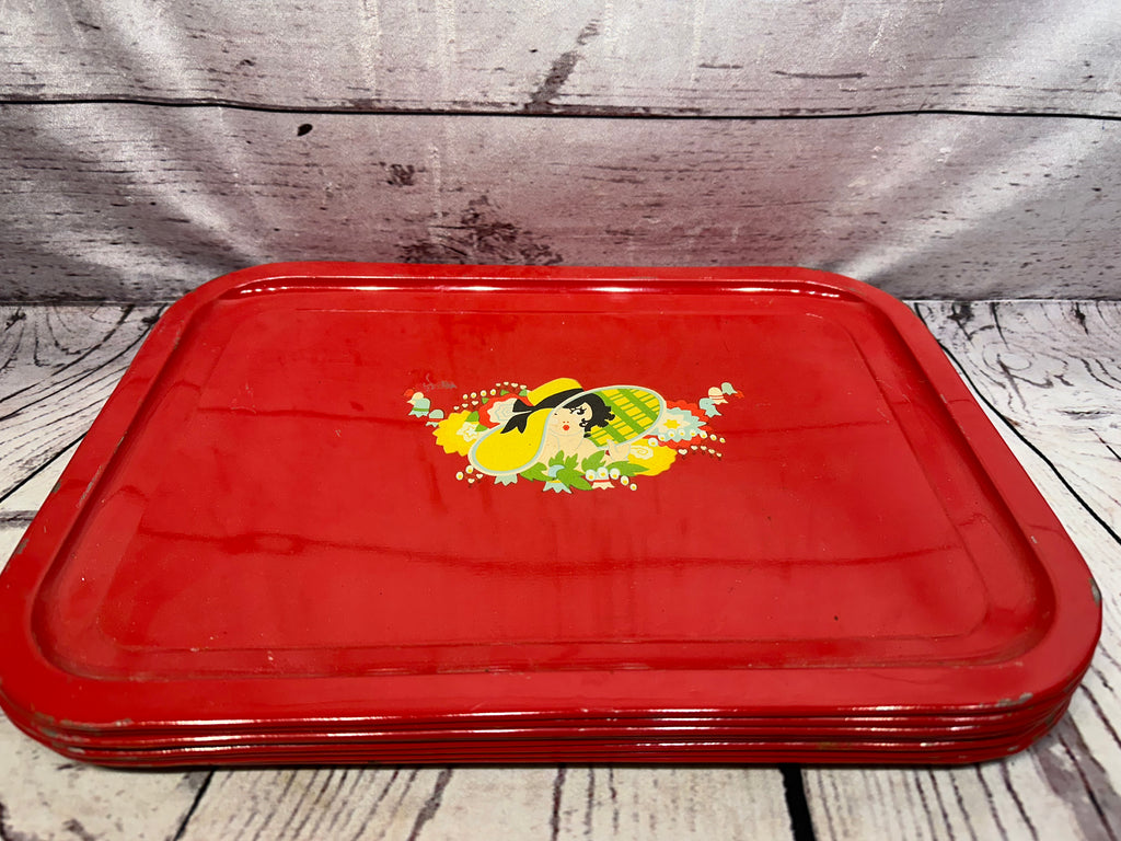 1930 Metal TV Trays