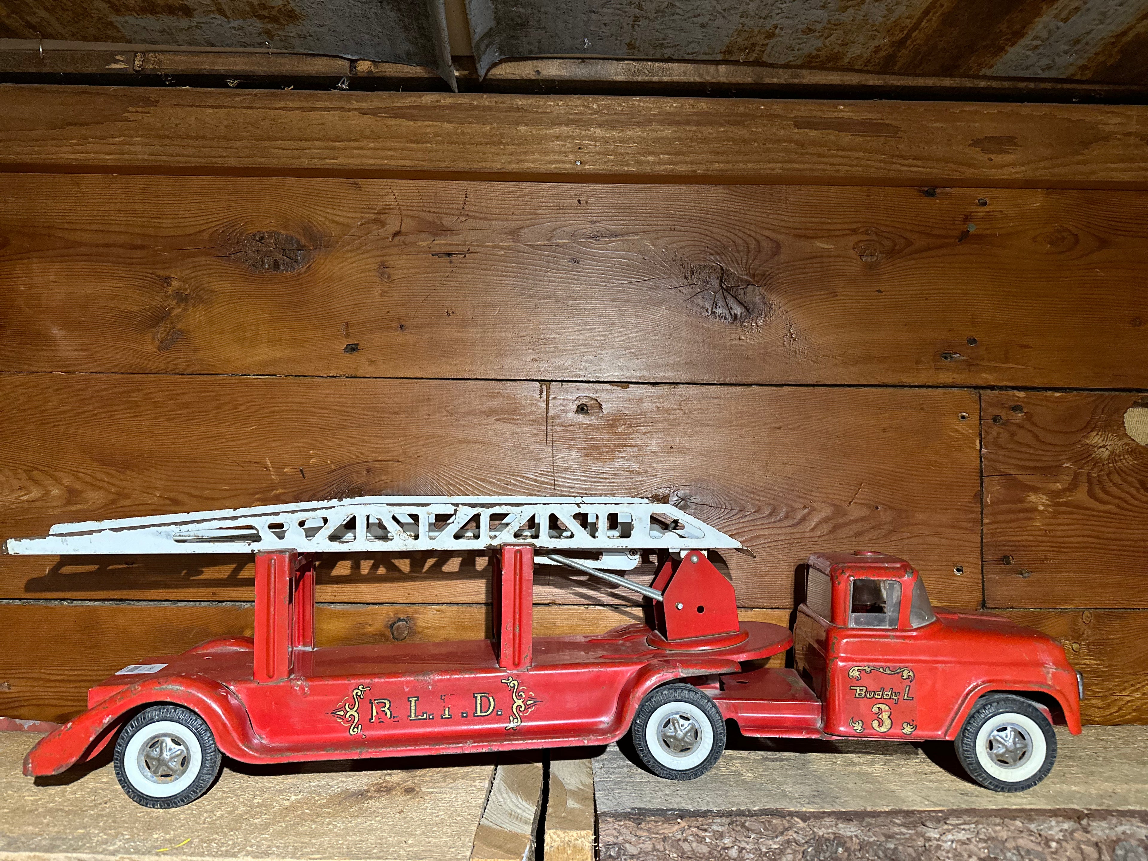 1950 Buddy L Ladder Fire Truck