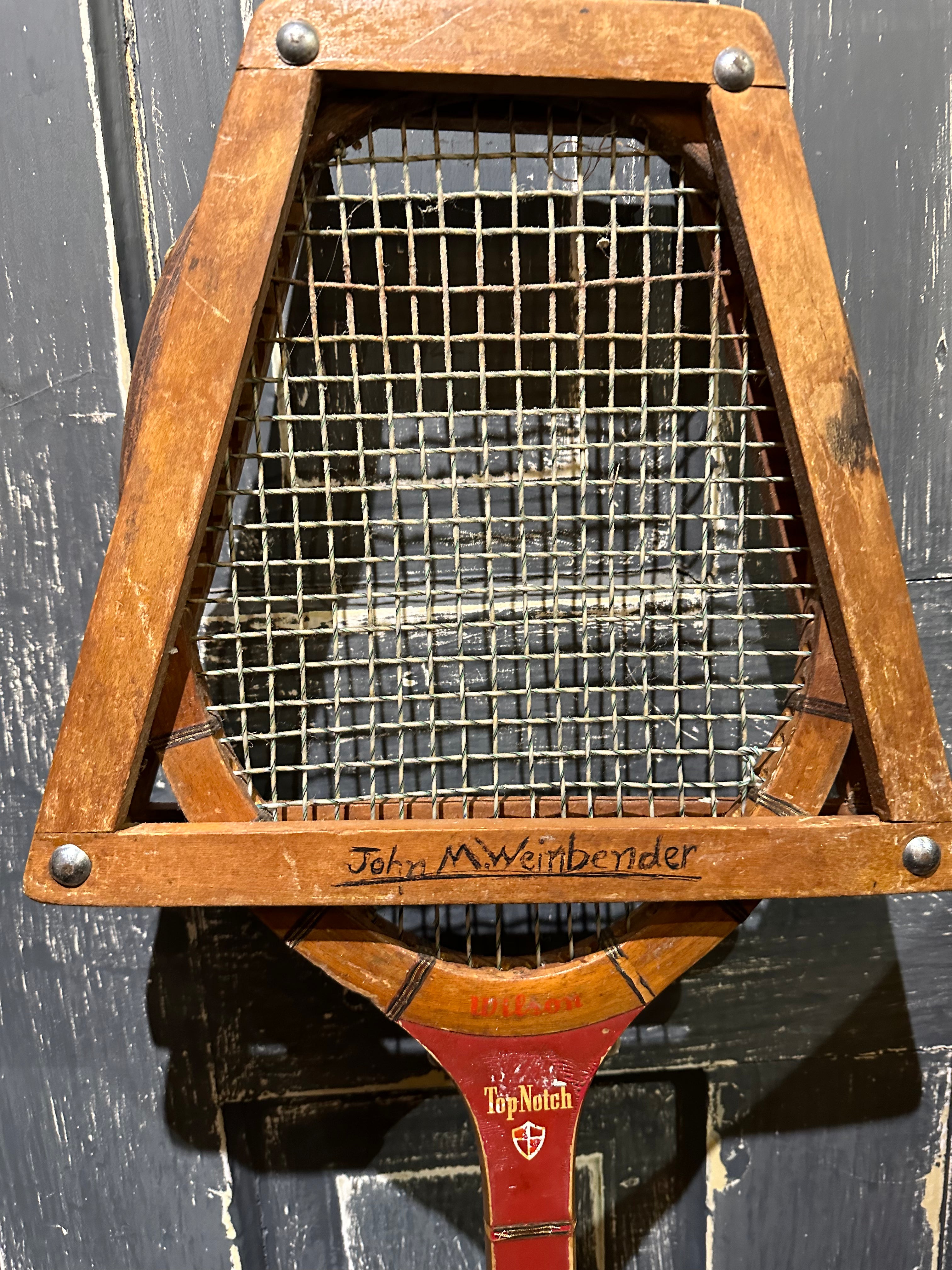 Notching Tennis Racket Wilson Top Notch Tennis Racket – The Nickel Barn