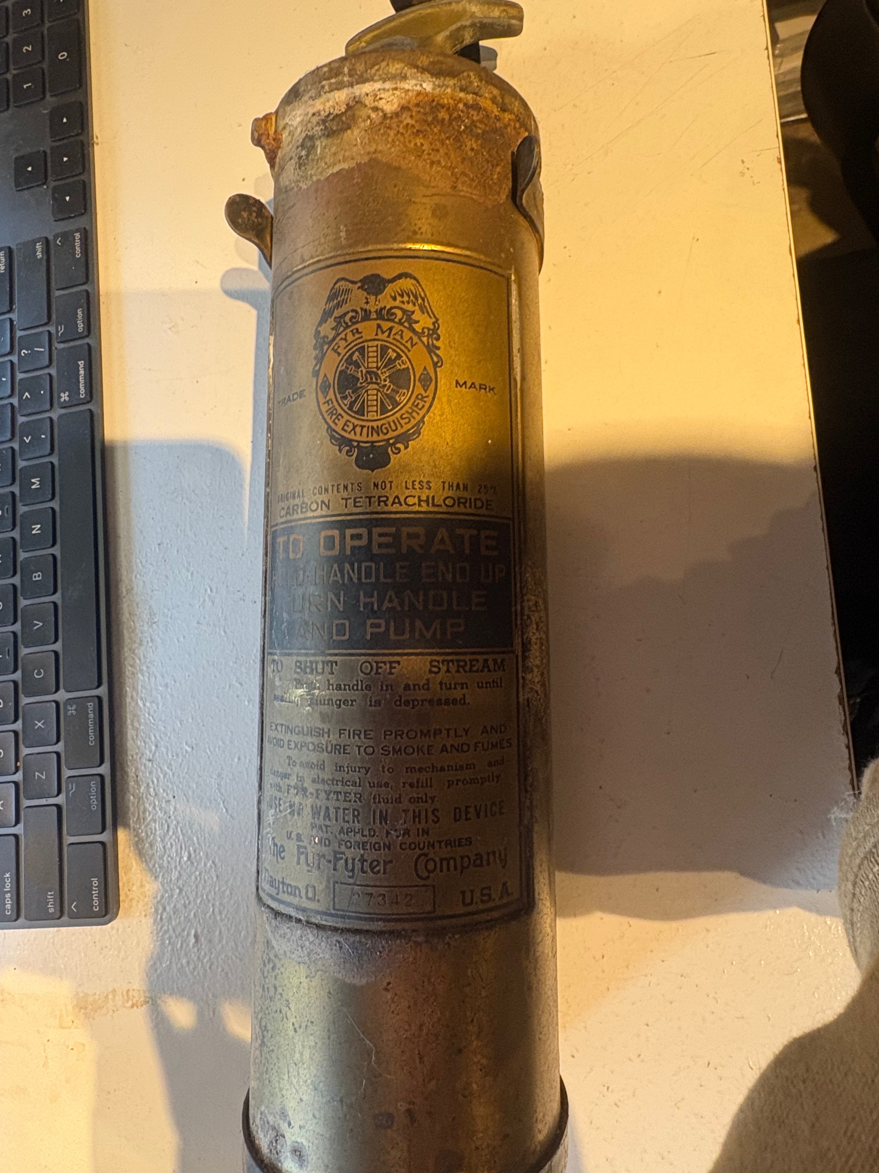 The Fyr-Co Fire Extinguisher