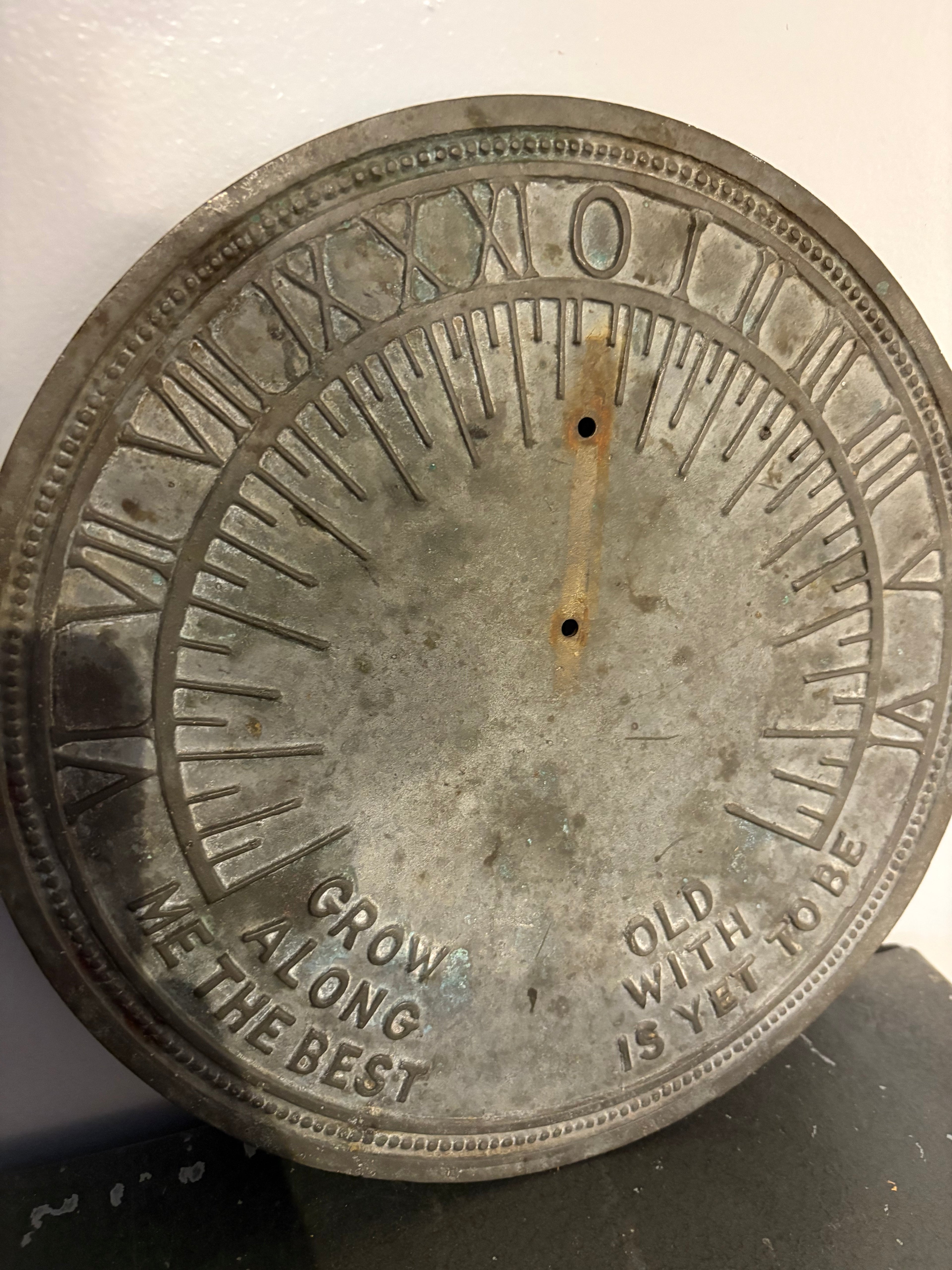 Father Time Sundial