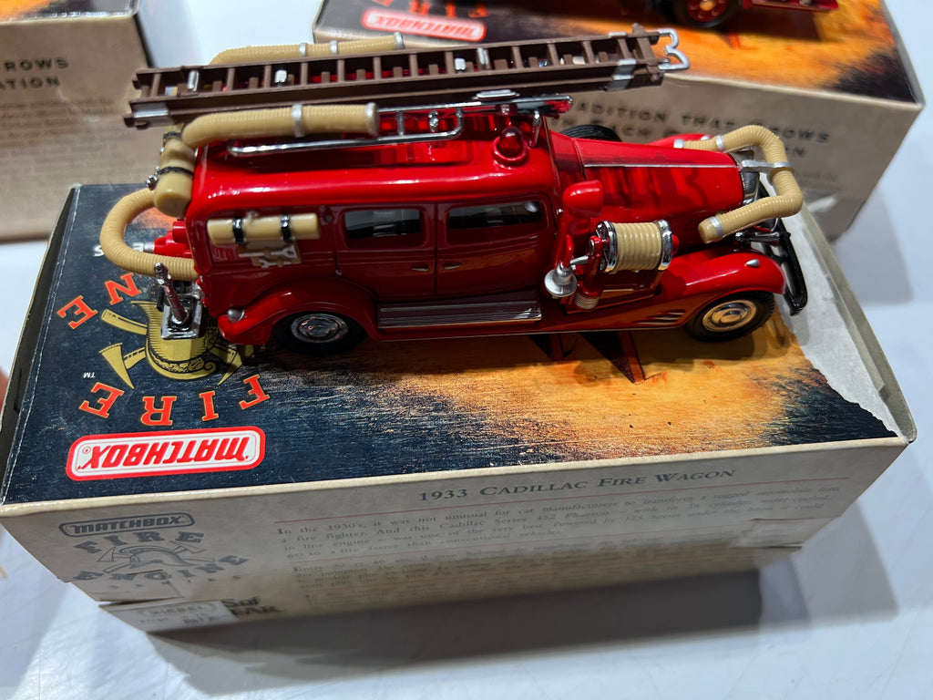Models of Yesteryear Fire Trucks