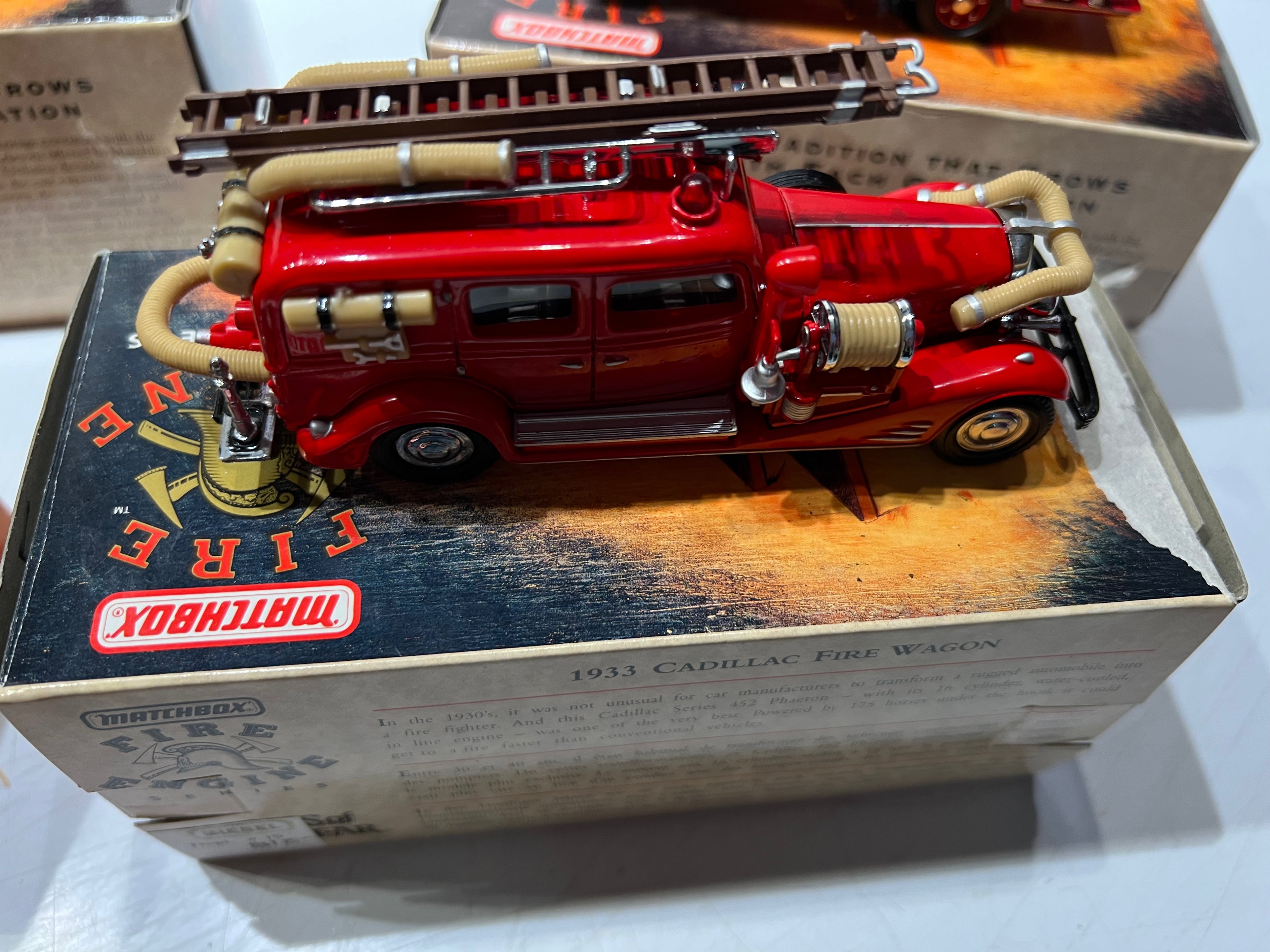 Models of Yesteryear Fire Trucks