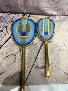 Hand Mirror and Brush set