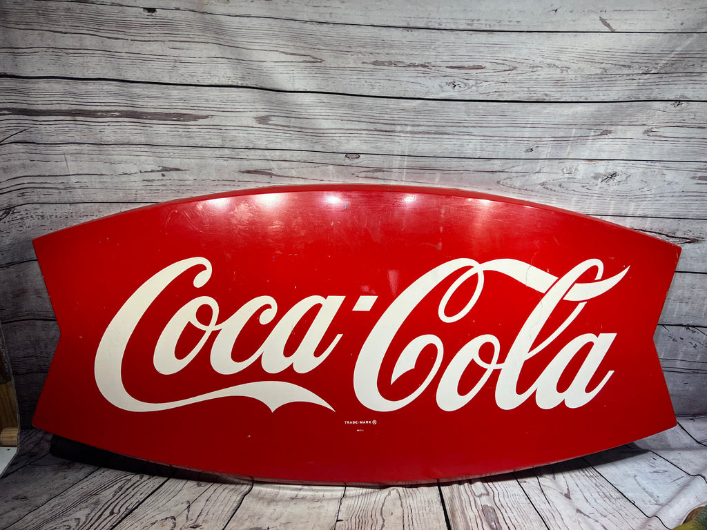 1965 Coca Cola Fishtail Sign