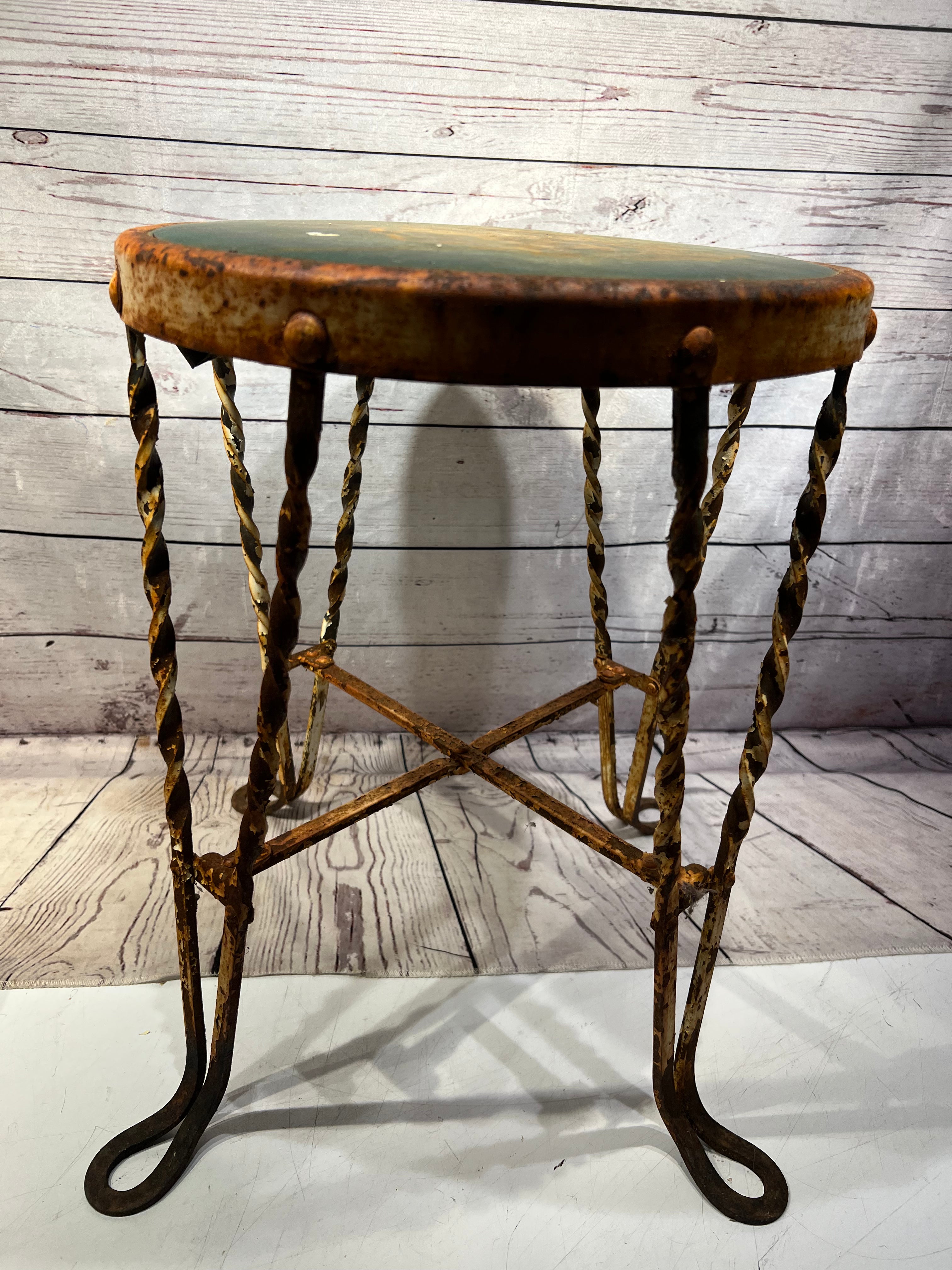 Vintage Cast Iron Stool