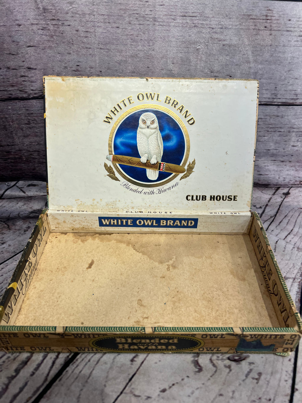 1930's White Owl Cigar box