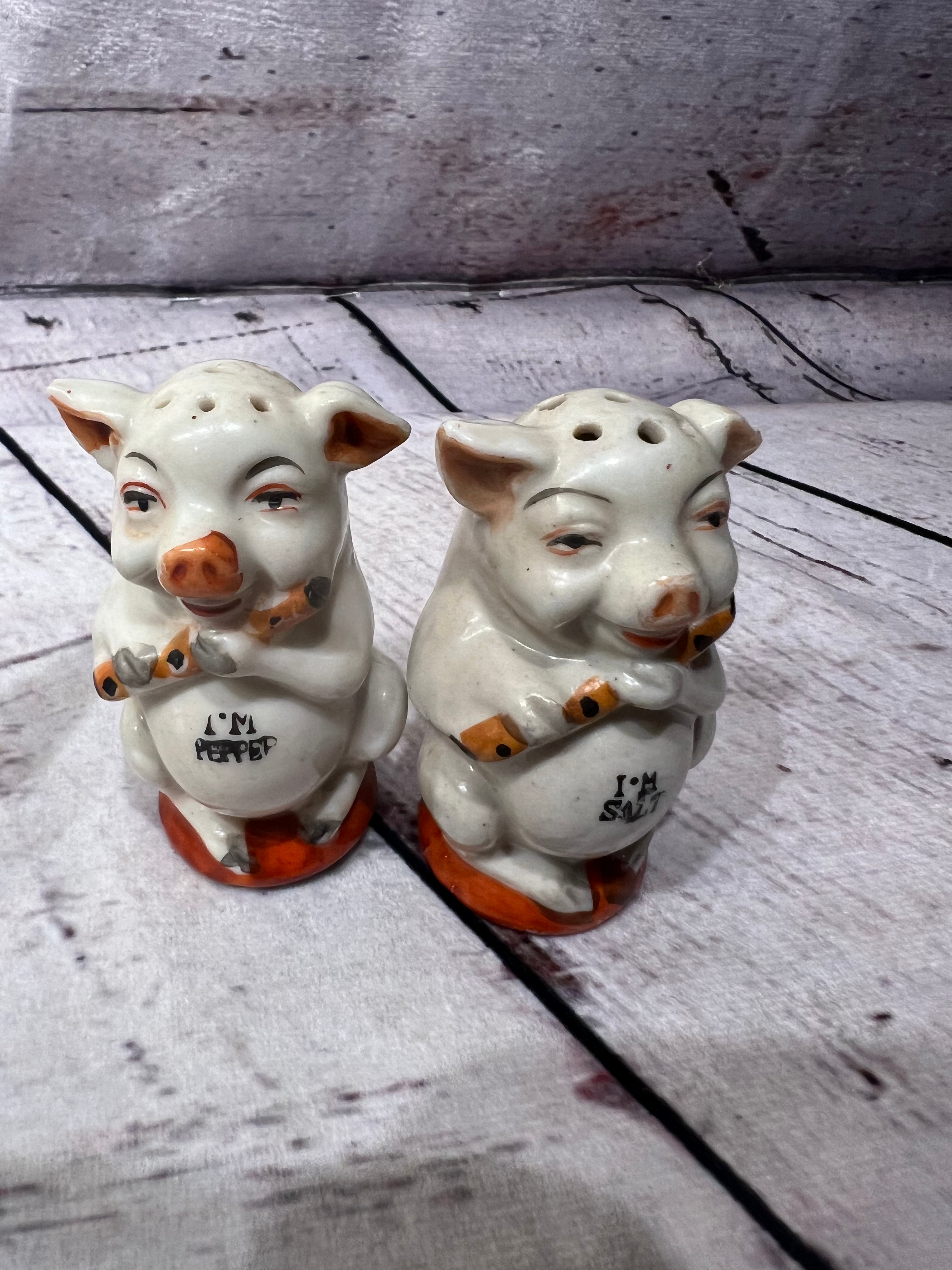 Antique Salt & Pepper shakers