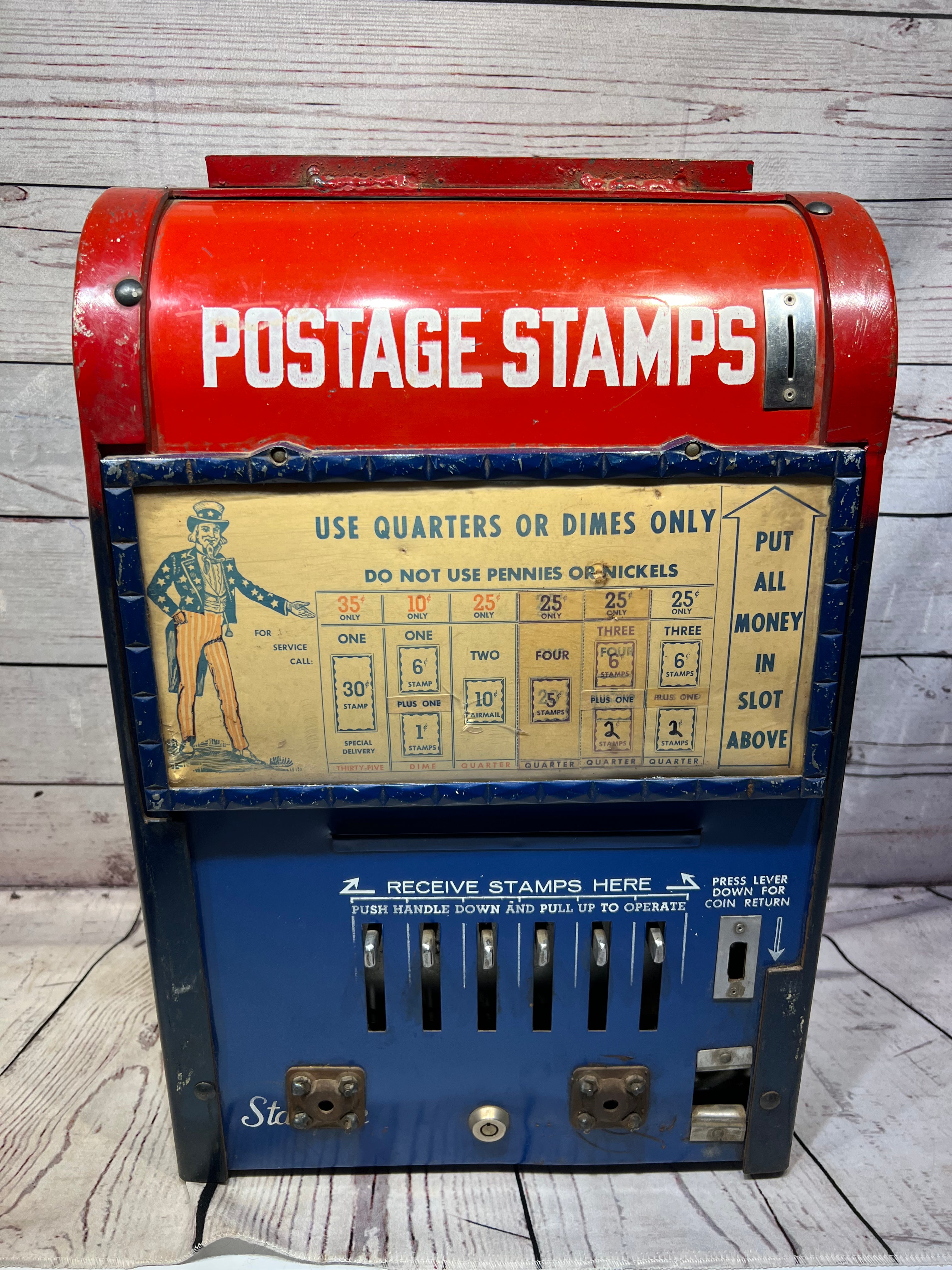 1930's to 1940's U.S. Postage Stamp Machine