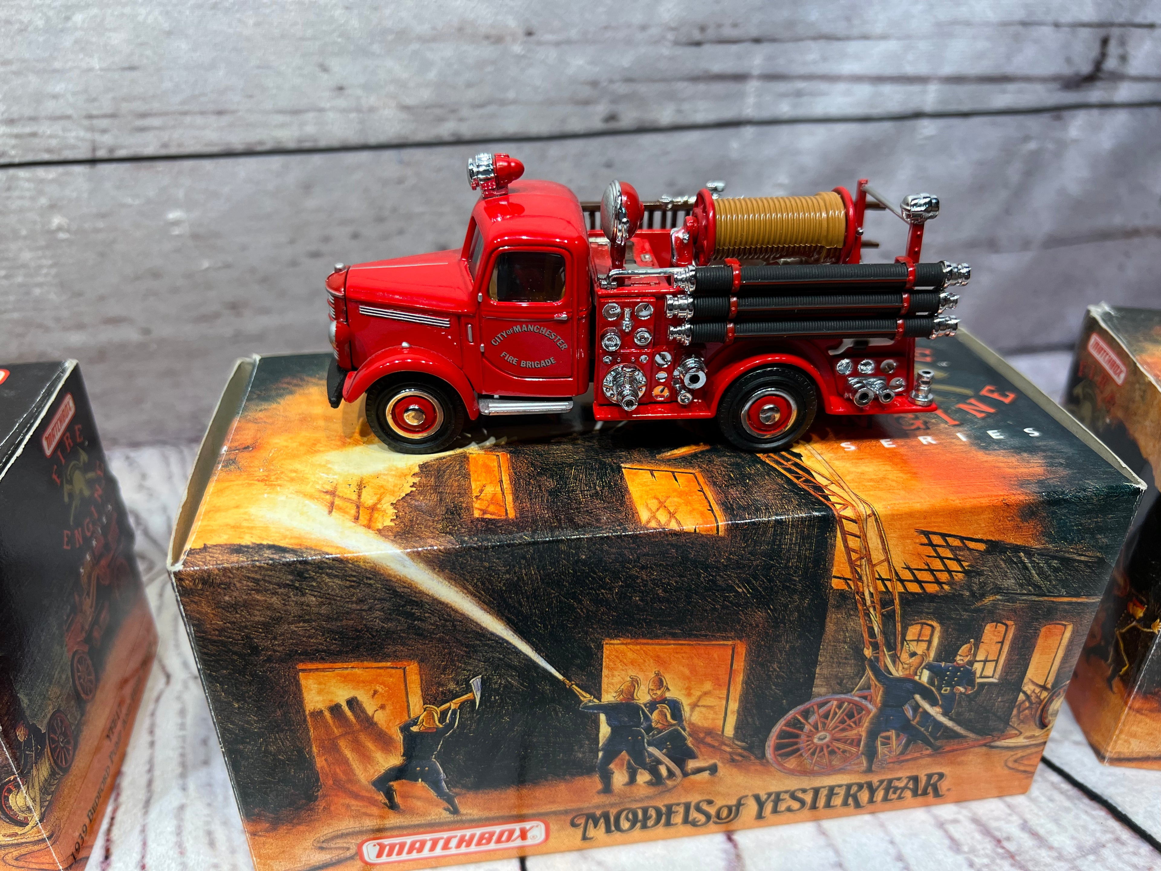 Models of Yesteryear Fire Trucks