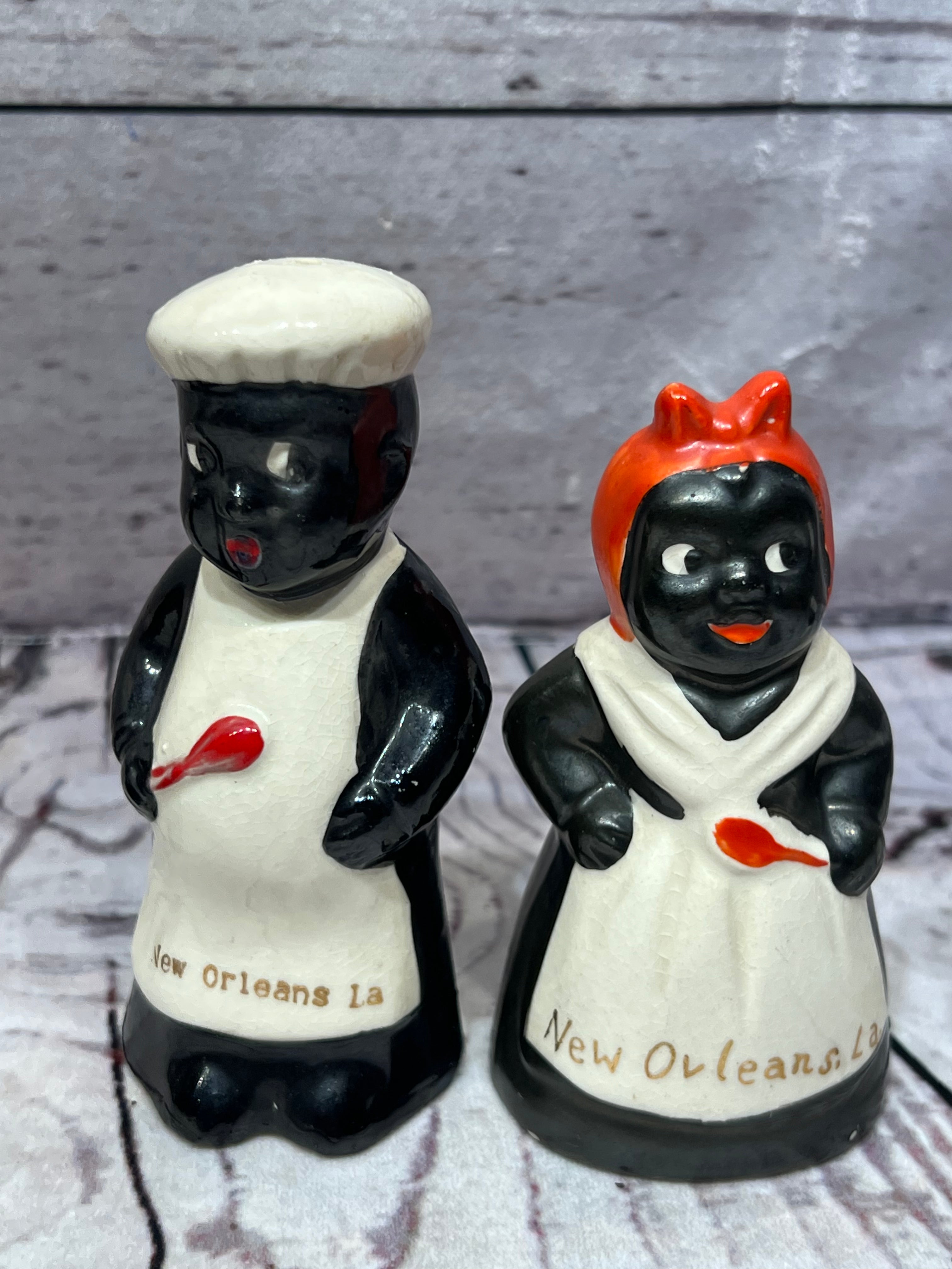 Antique Salt & Pepper shakers
