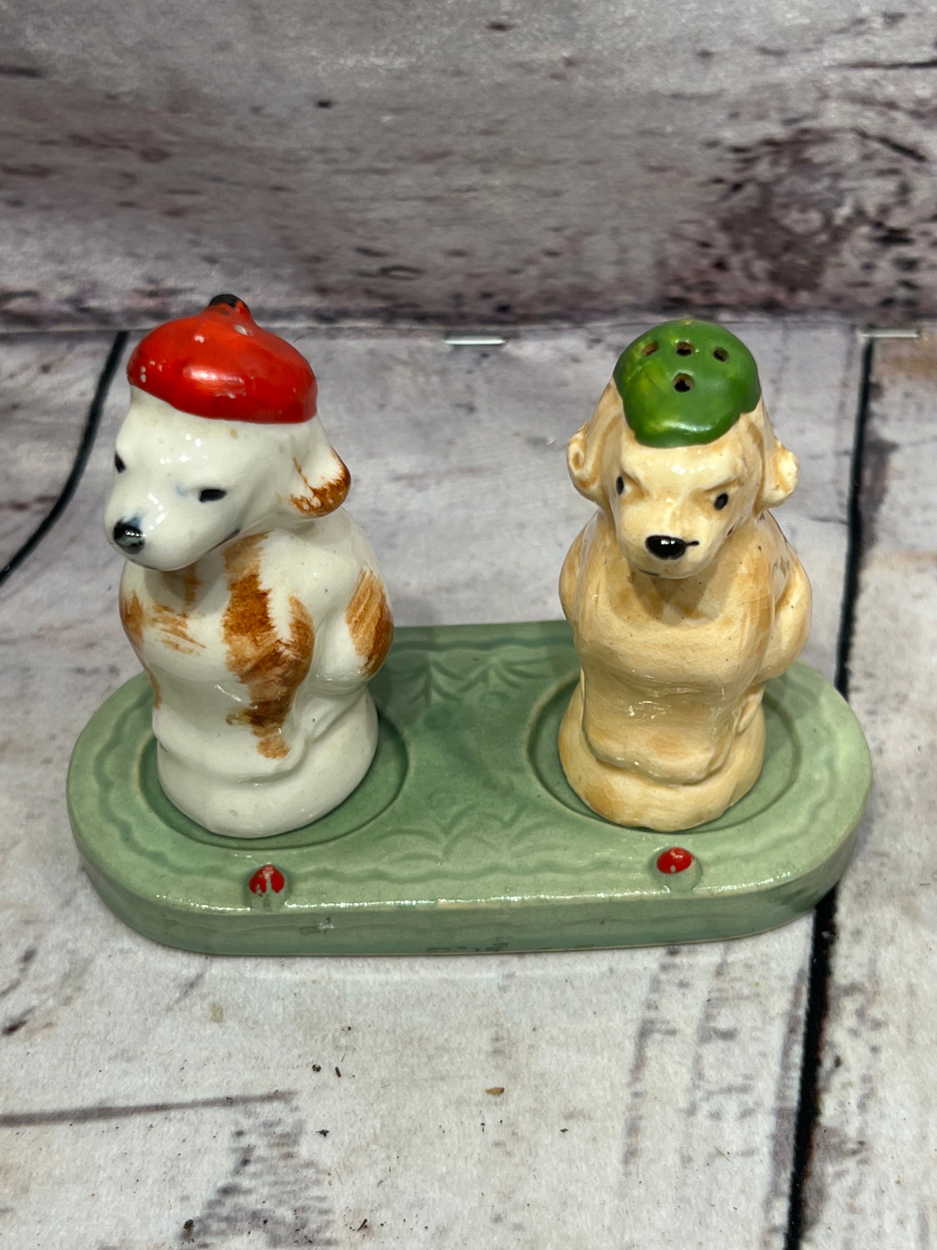 Antique Salt & Pepper shakers