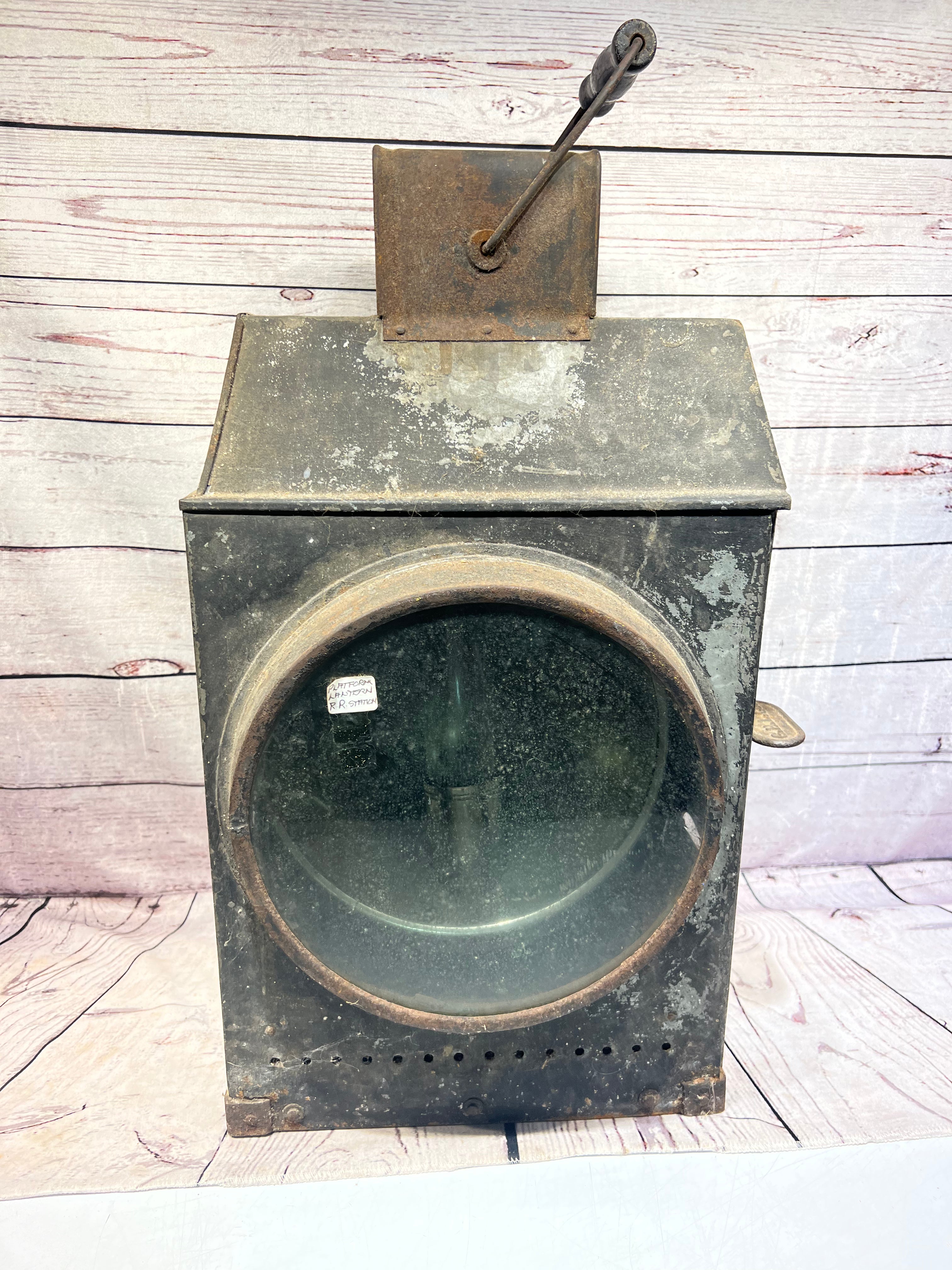 Vintage R.R. Station Lantern