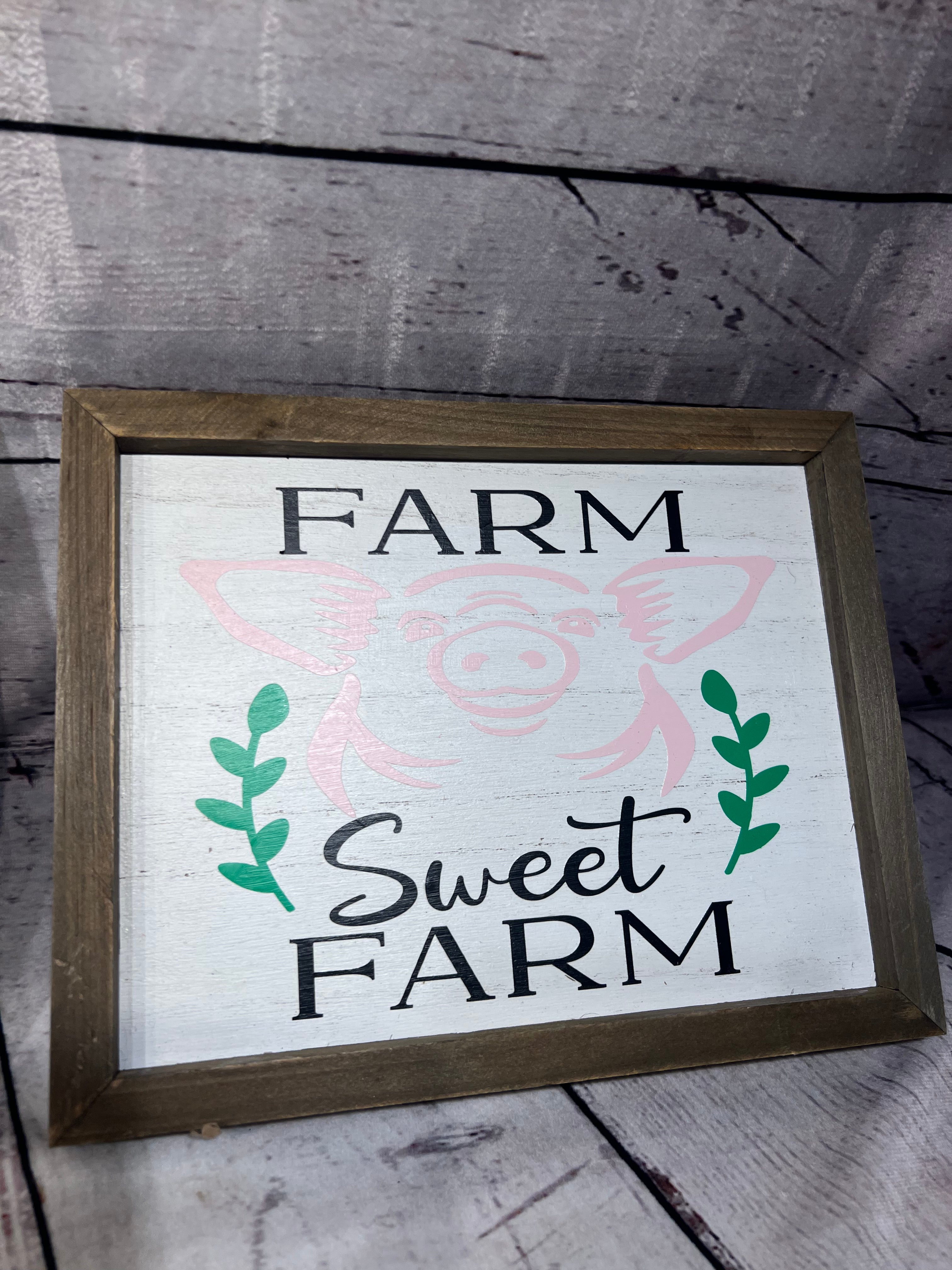 Handmade hanging signs