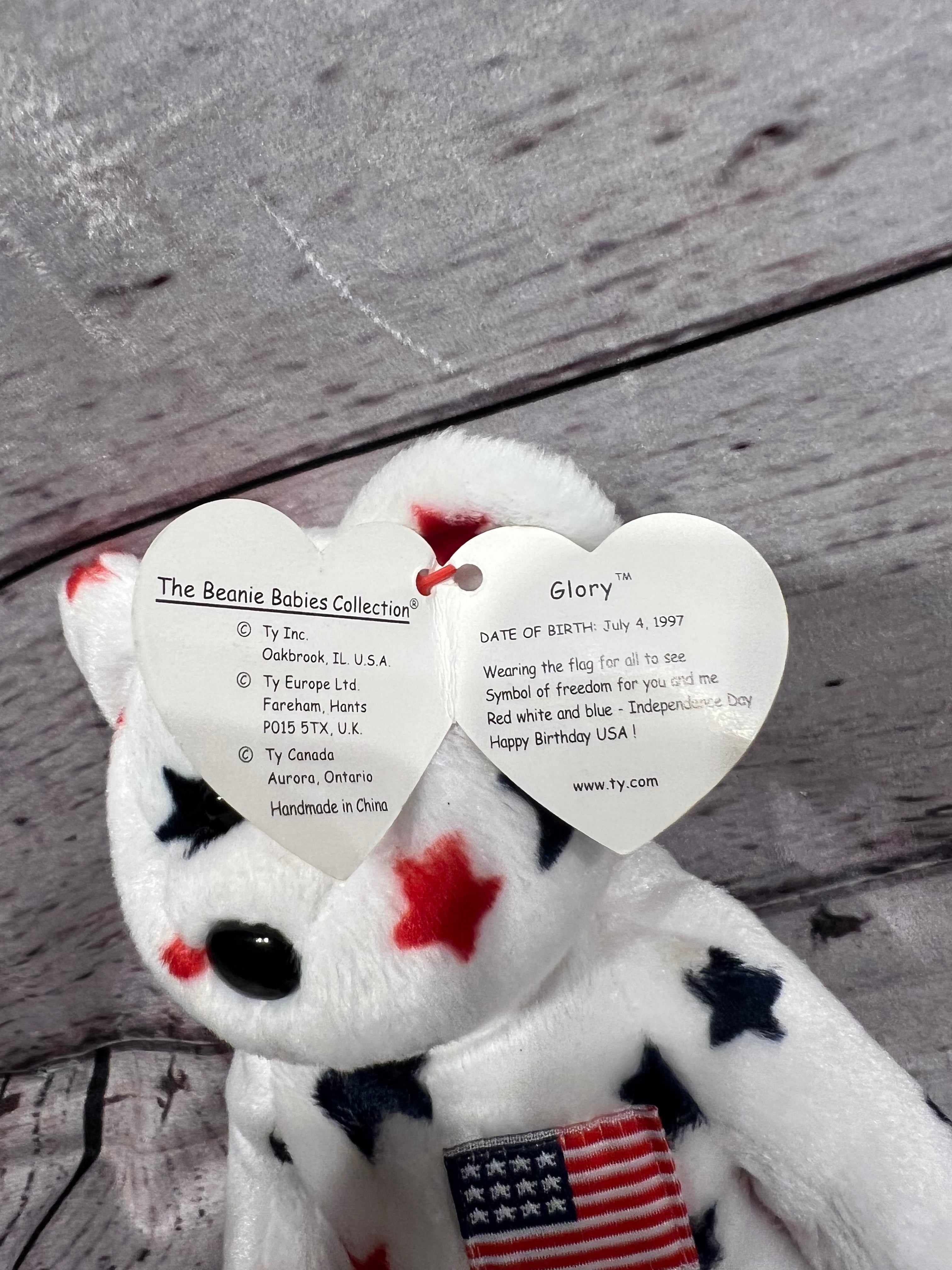Glory beanie baby july 4 1997 deals