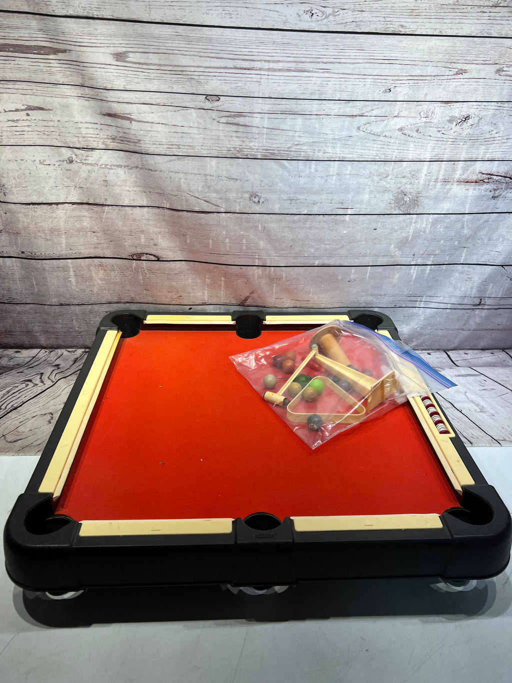 Vintage 1973 Aurora Pendulum Pool Mini Billiards Table Board Game