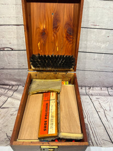 Vintage Shoe Polishing Kit