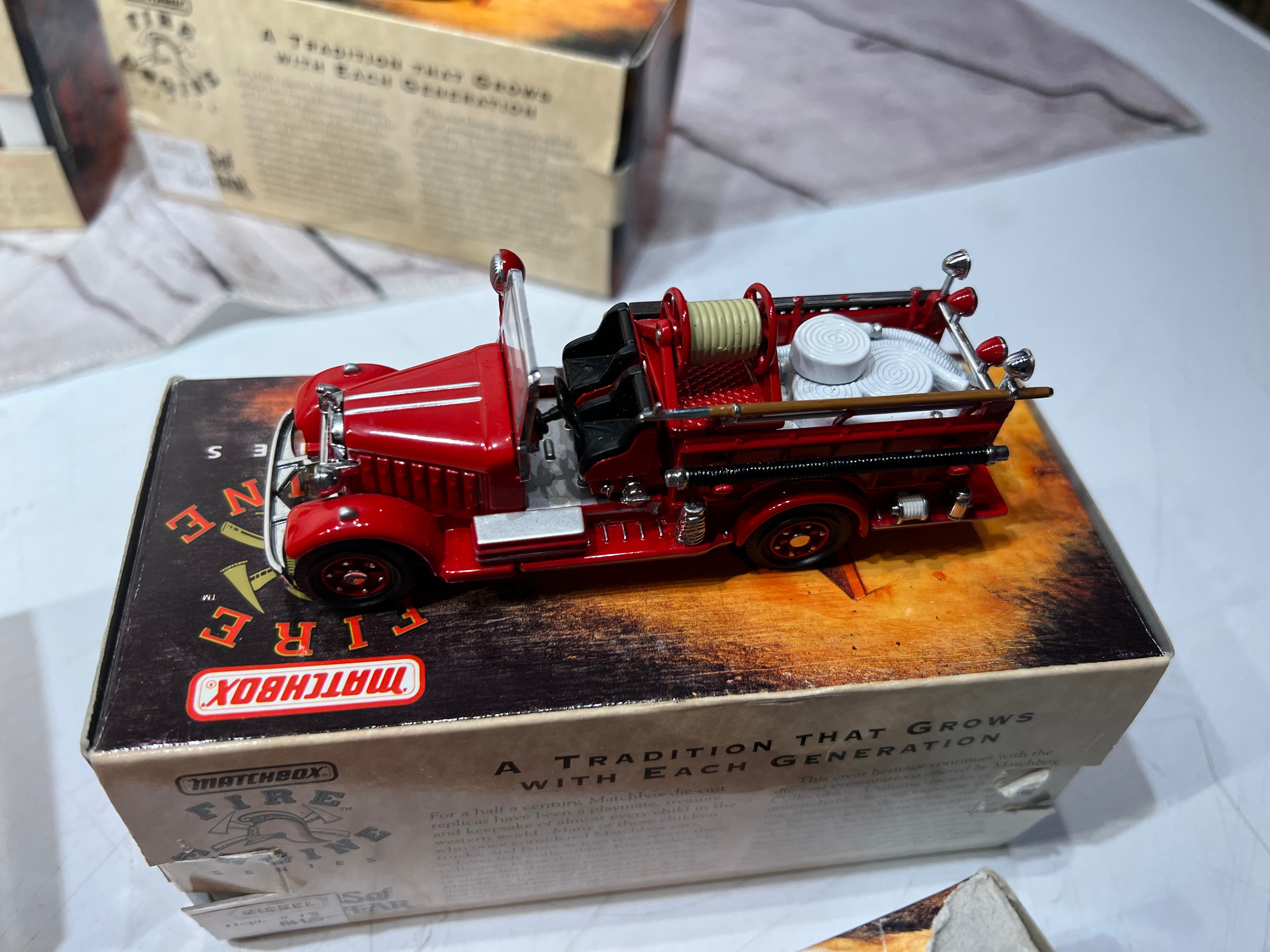 Models of Yesteryear Fire Trucks