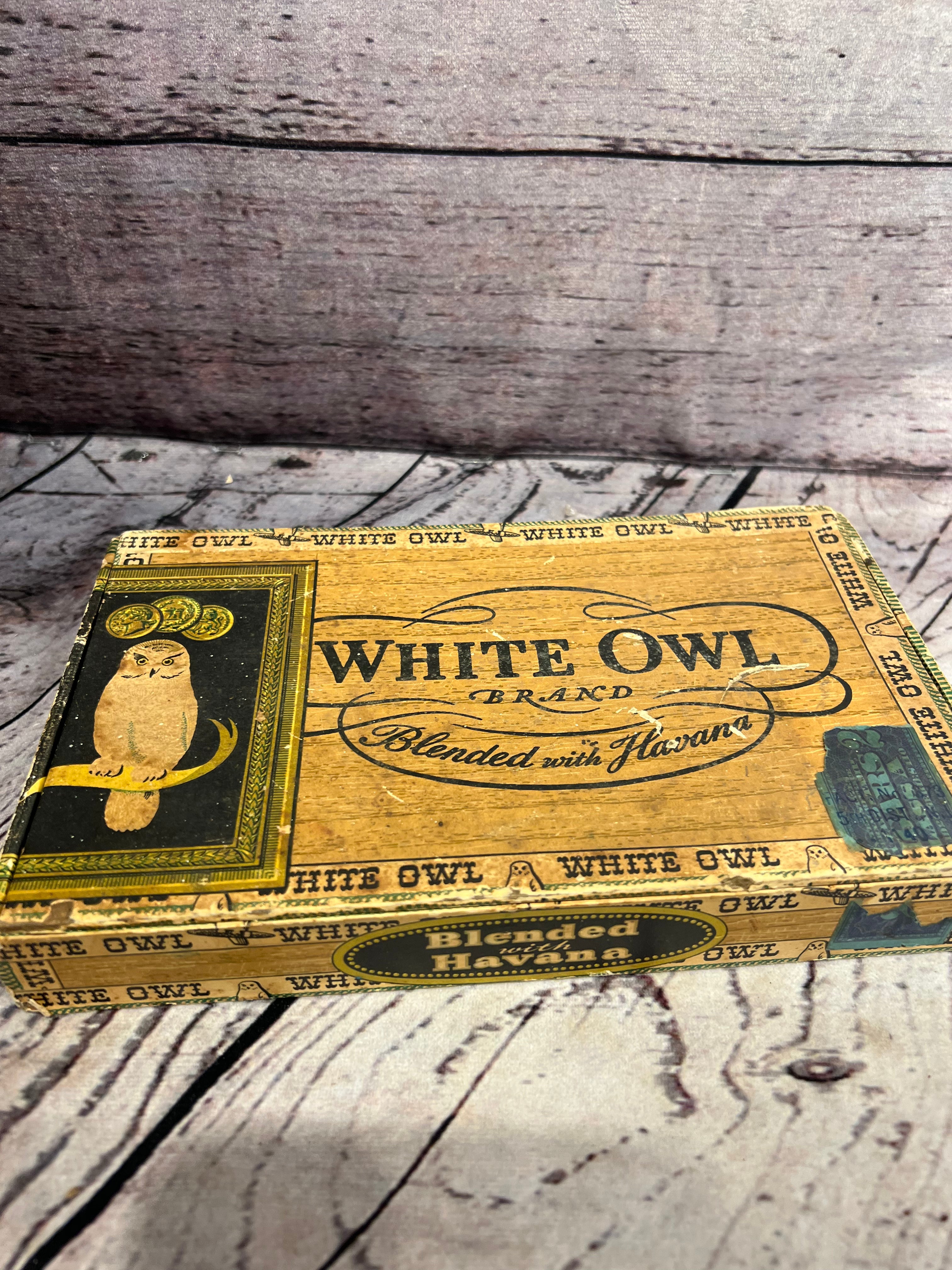 1930's White Owl Cigar box