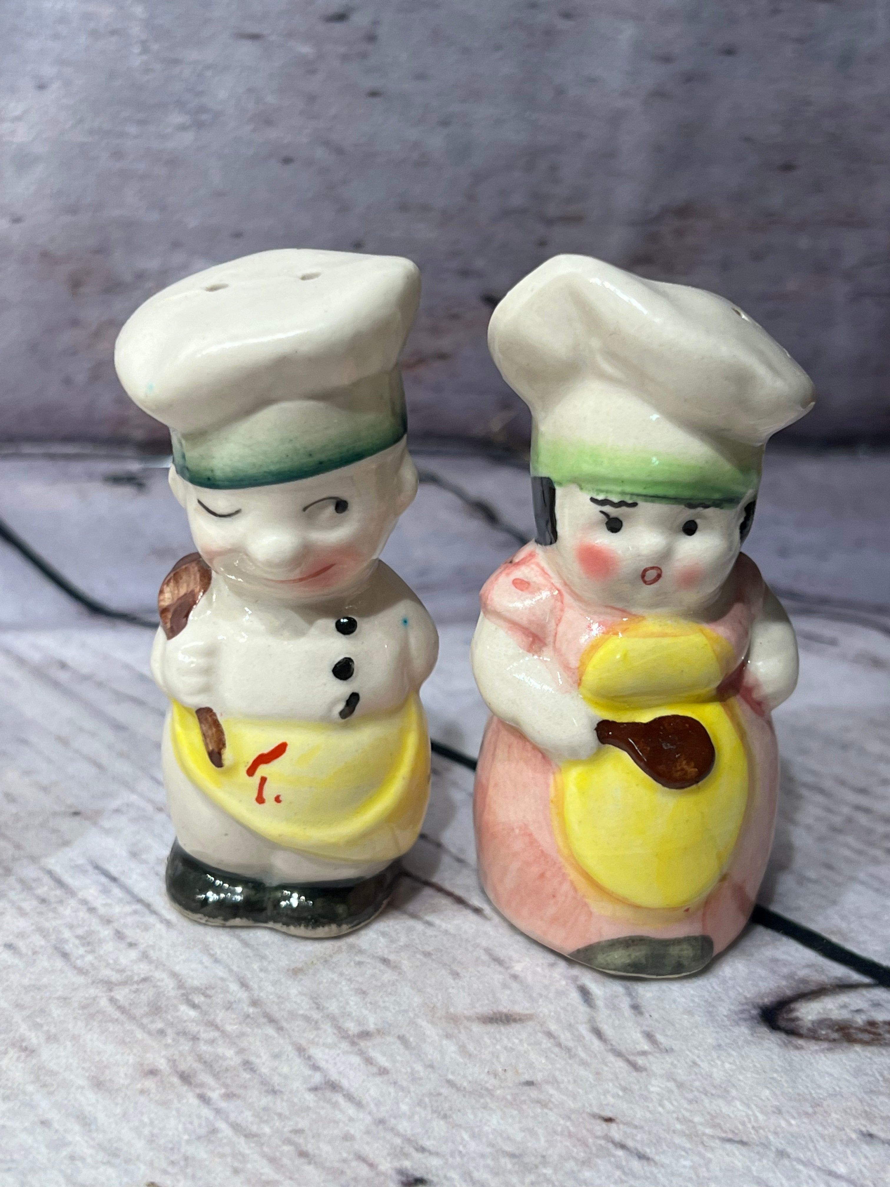 Antique Salt & Pepper shakers