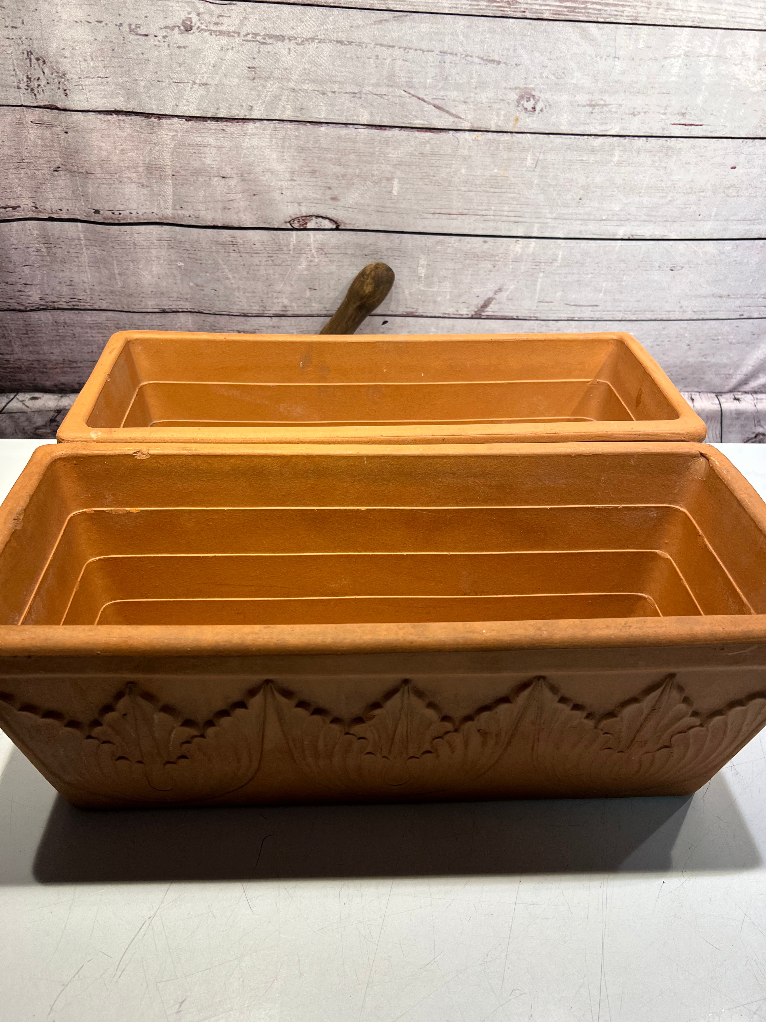 Clay Rectangle Planter