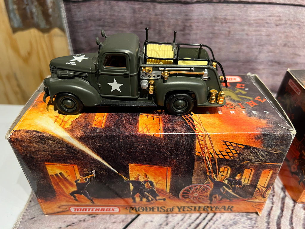 Models of Yesteryear Fire Trucks