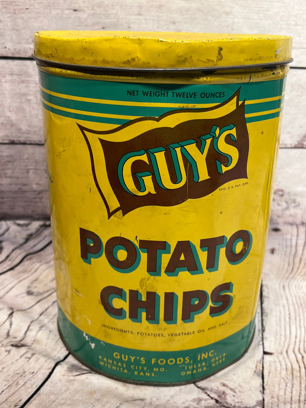 Guys Potato Chip tin