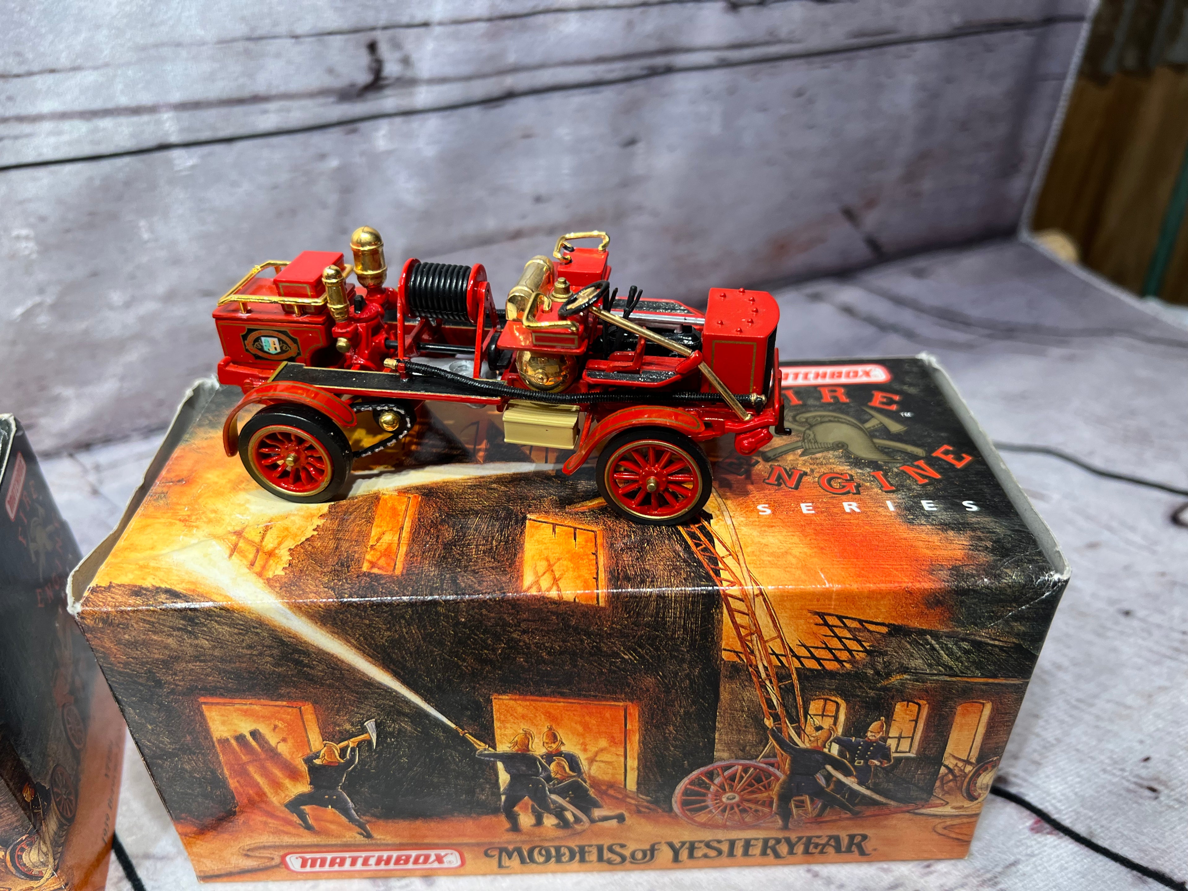 Models of Yesteryear Fire Trucks
