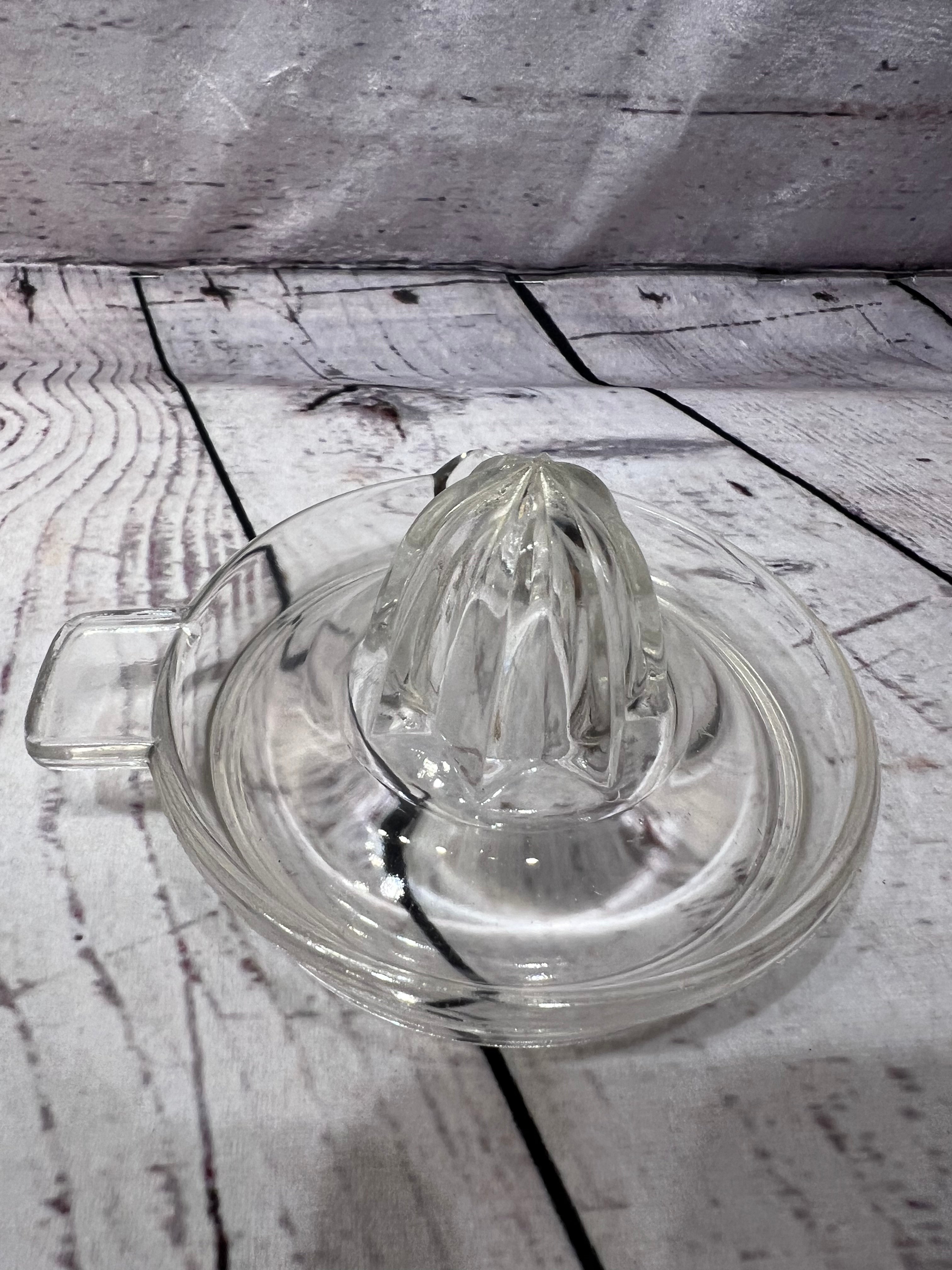 Vintage small glass ream juicer
